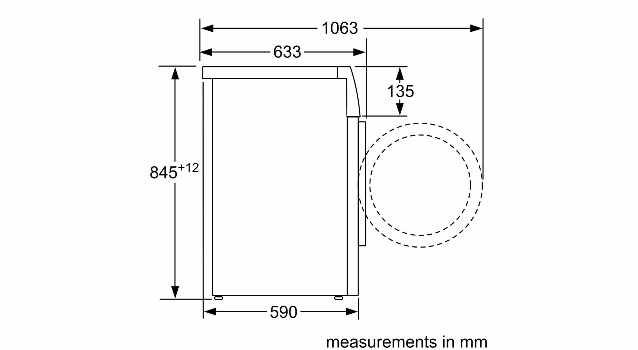 Siemens - Lavadora de carga frontal iQ300, 8 kg, 1200 r.p.m, smartFinish, Tambor waveDrum, Motor iQdrive, Blanco, WM12N265ES