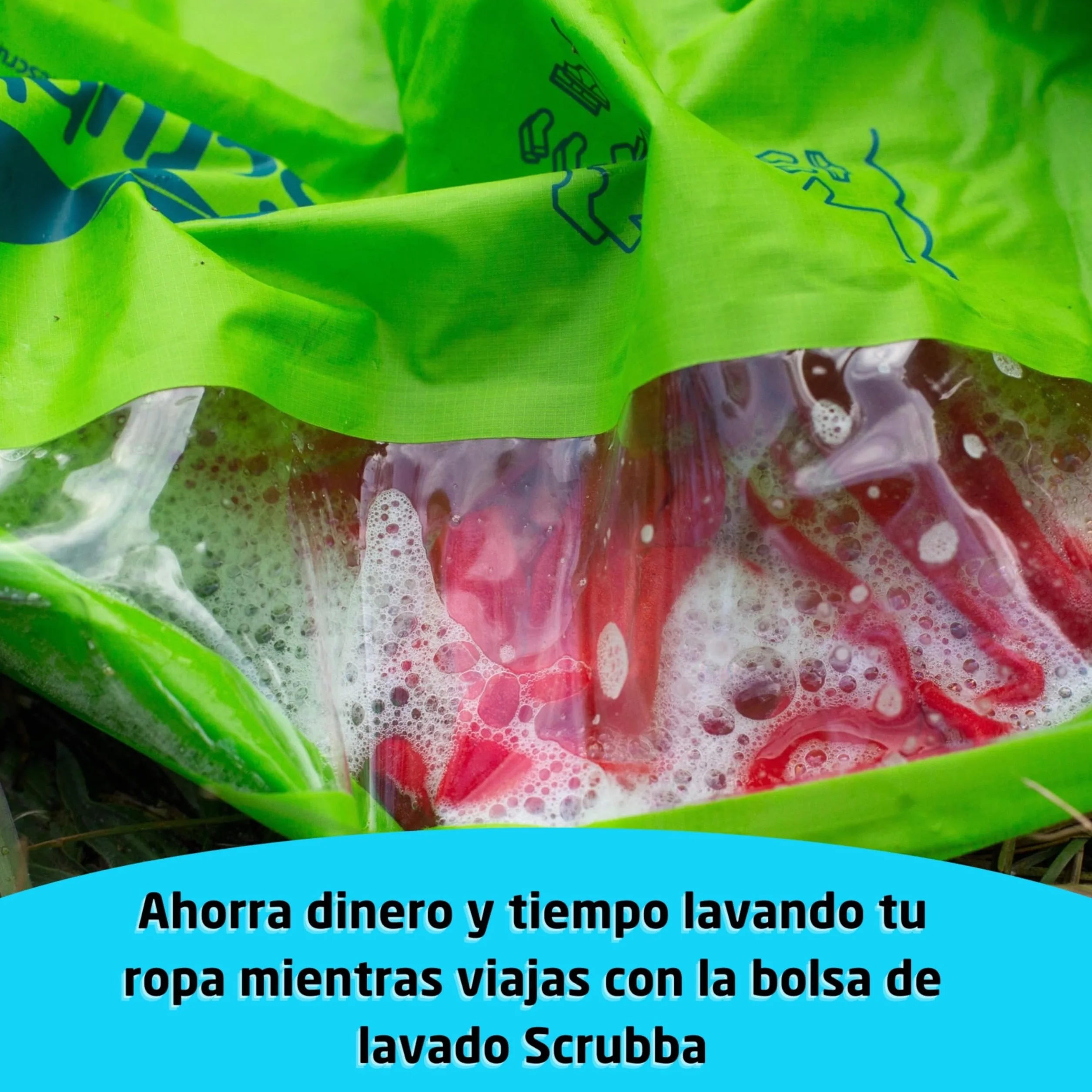 Scrubba 2.0 Sistema de Lavado Portátil Impermeable para Viajes Camping Senderismo