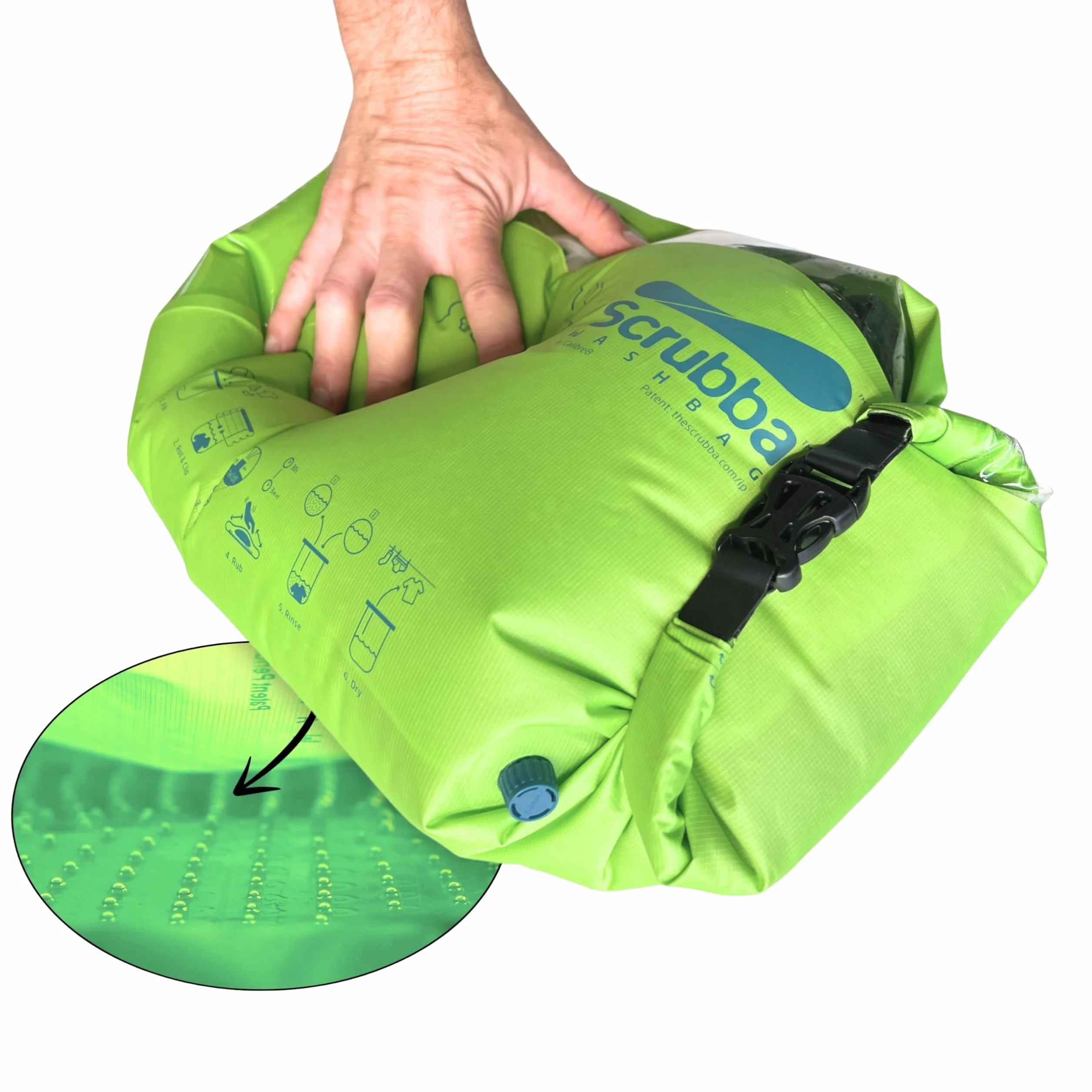 Scrubba 2.0 Sistema de Lavado Portátil Impermeable para Viajes Camping Senderismo