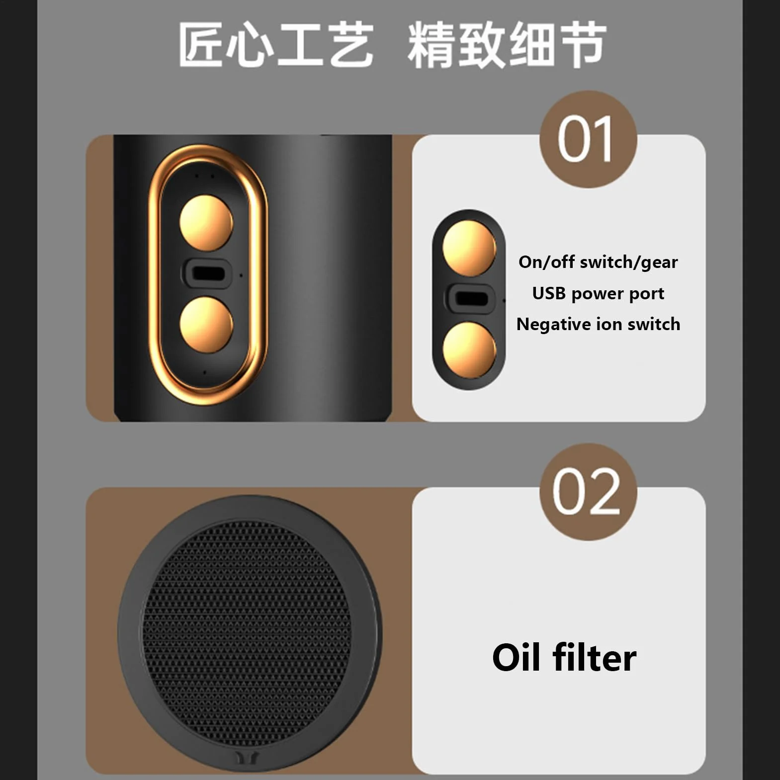 Capucha de gama de escritorio - Ventilación de cocción de mesa, extractor de humo compacto | systema de ventilador purificador retráctil, filtro de aire de velocidad ajustable, utilidad de cocina de a