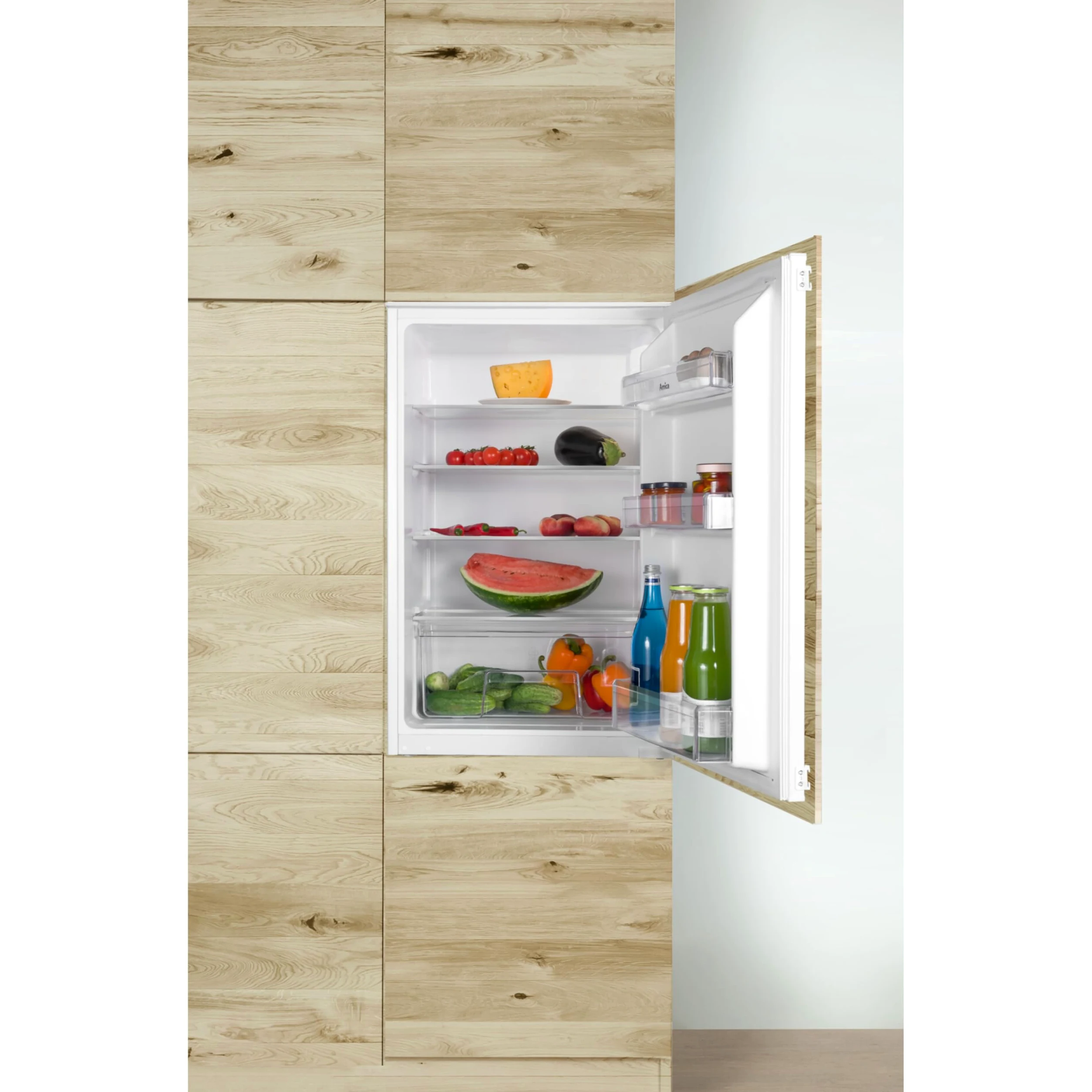 Amica EVKSS 353 900 / Frigorífico de espacio completo / 880 mm nicho/técnica de puerta de remolque/control electrónico/motor inversor