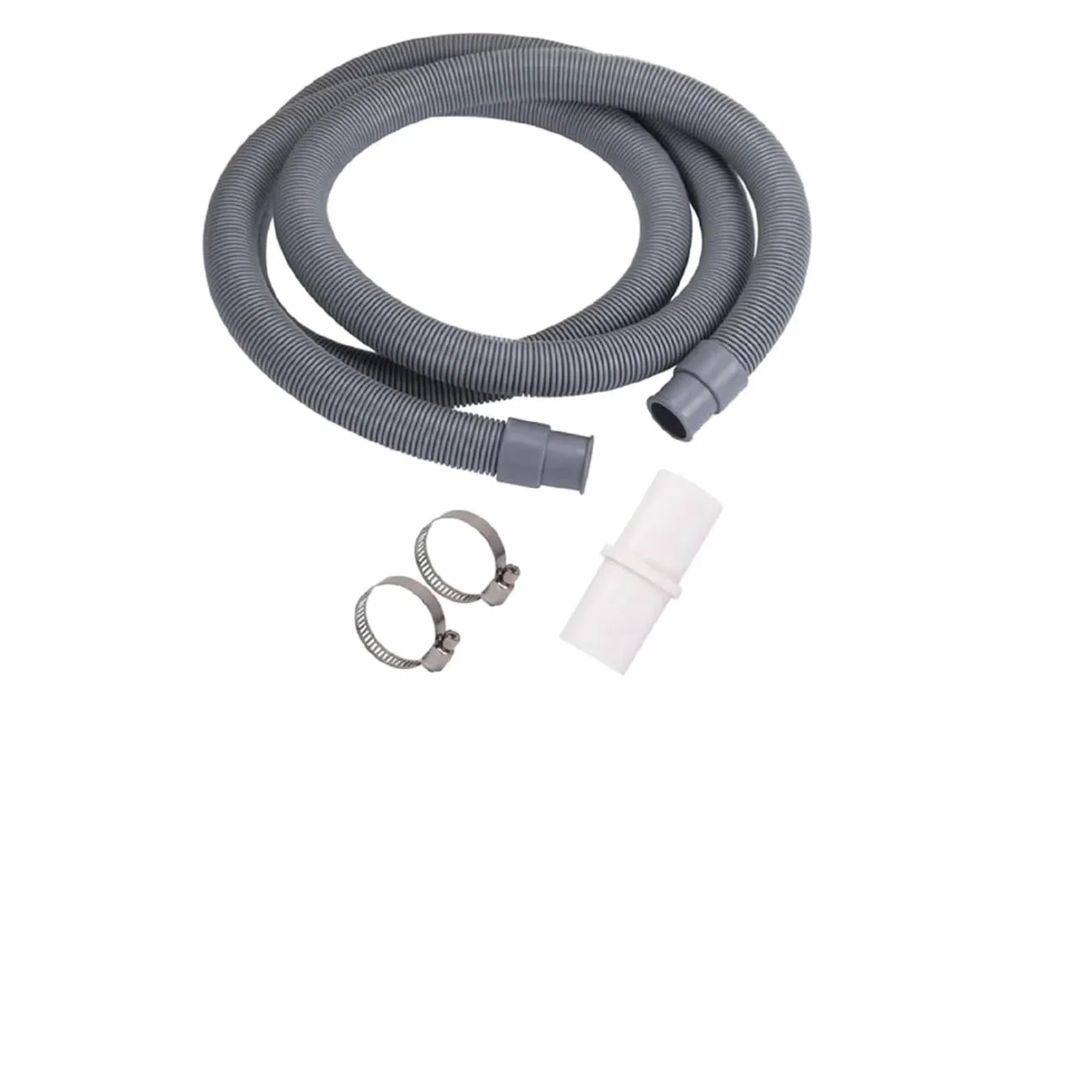 Manguera para lavadora ， Manguera de lavadora Manguera de desagüe universal for lavadora y lavavajillas Tubo de extensión Kit de tubo de extensión de manguera de desagüe for lavadora gris(Grey)