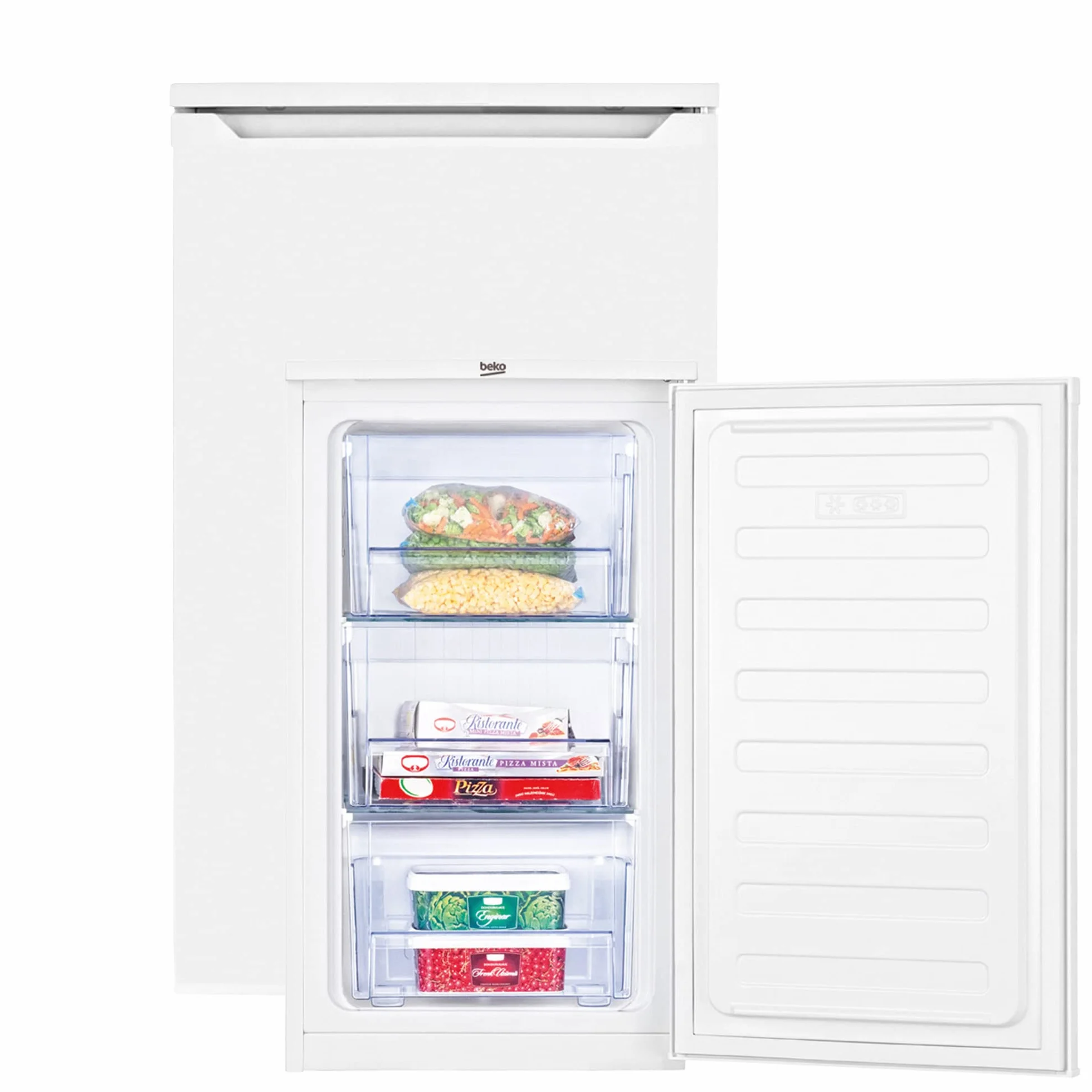 Beko FS166020 Congelador Vertical Bajo Encimera 81.8 cm A+ 4 Estrellas Frío Cíclico
