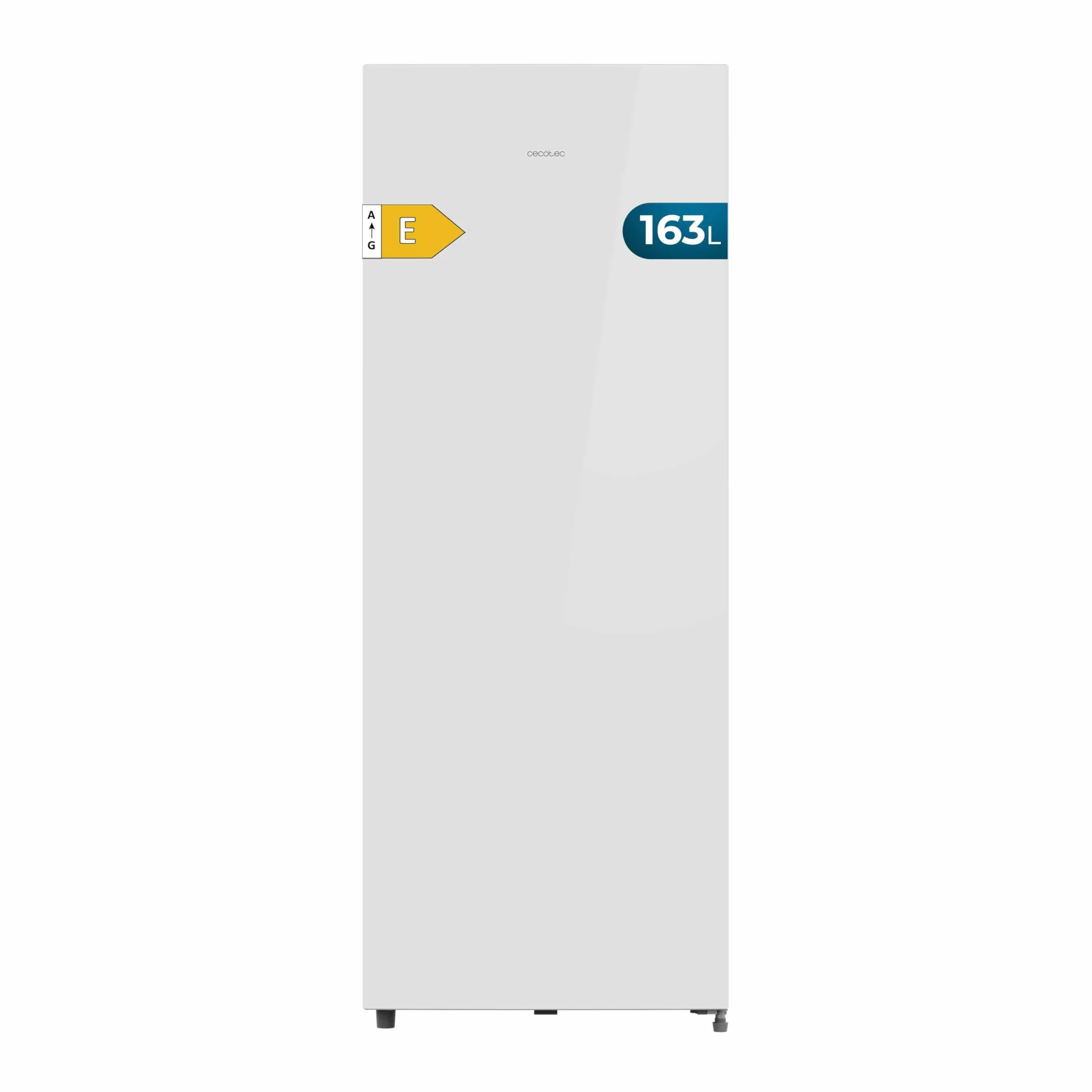 Cecotec Congelador Vertical Convertible Bolero Cool Market UF 163 Dual White 168L, Total NoFrost, Multi AirFlow, Panel Táctil