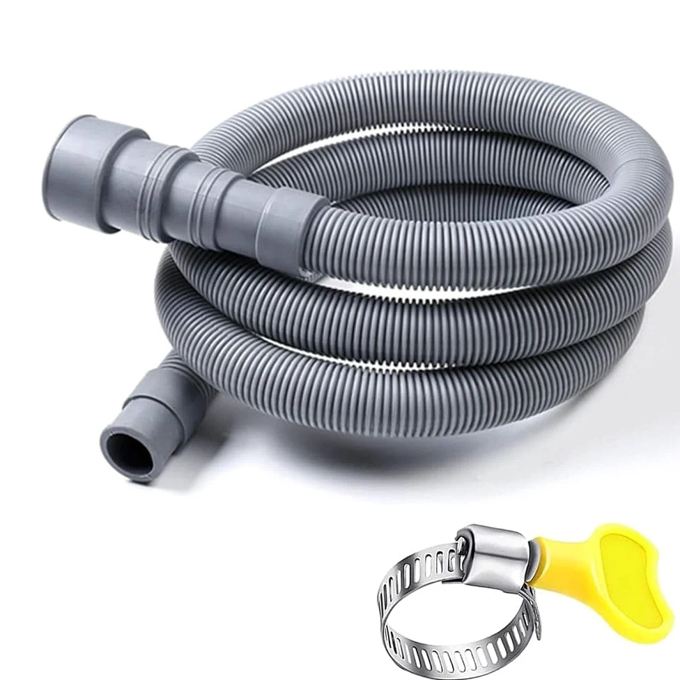 Manguera De Drenaje For Lavadora De 1m, 3m, 5m, Manguera De Drenaje Flexible EVA For Lavavajillas, Tubo De Extensión, Tubo De Descarga For Lavadora(5m)