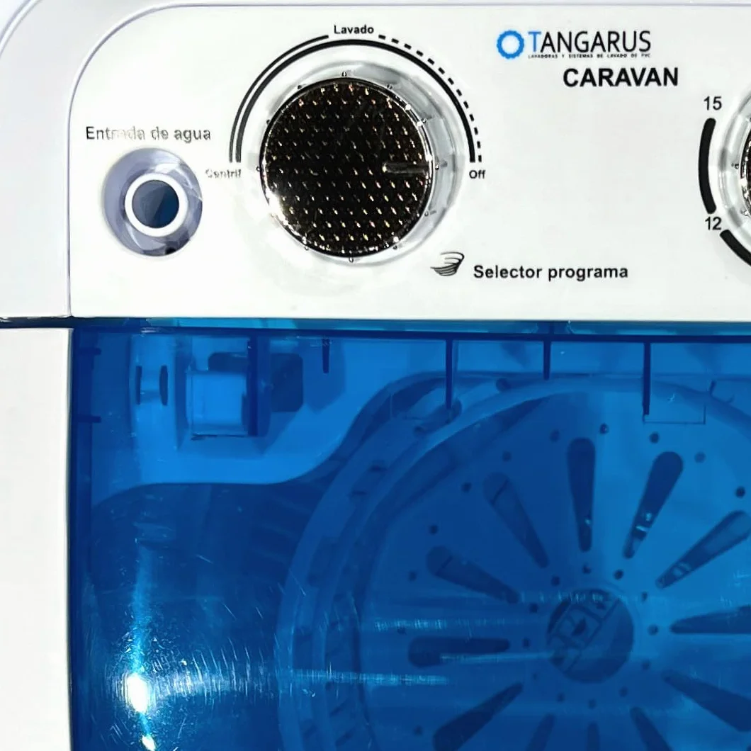Lavadora Mini Centrifugadora portátil Caravan 3kg - Tangarus | Ideal para Camping y Caravanas | Clase A