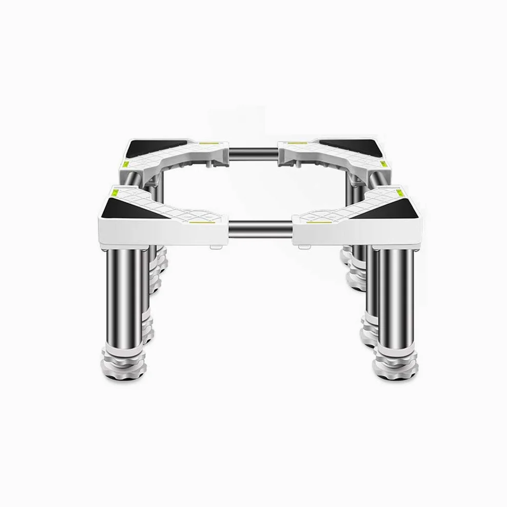 Lavadora Secadora Base Soporte Antivibración Mute Base Frigorífico Bandejas Elevación 29-32cm Frigorífico Piso Bandejas Pedestal Base Marco para Congelador, Exterior Planta Contenedor (8patas