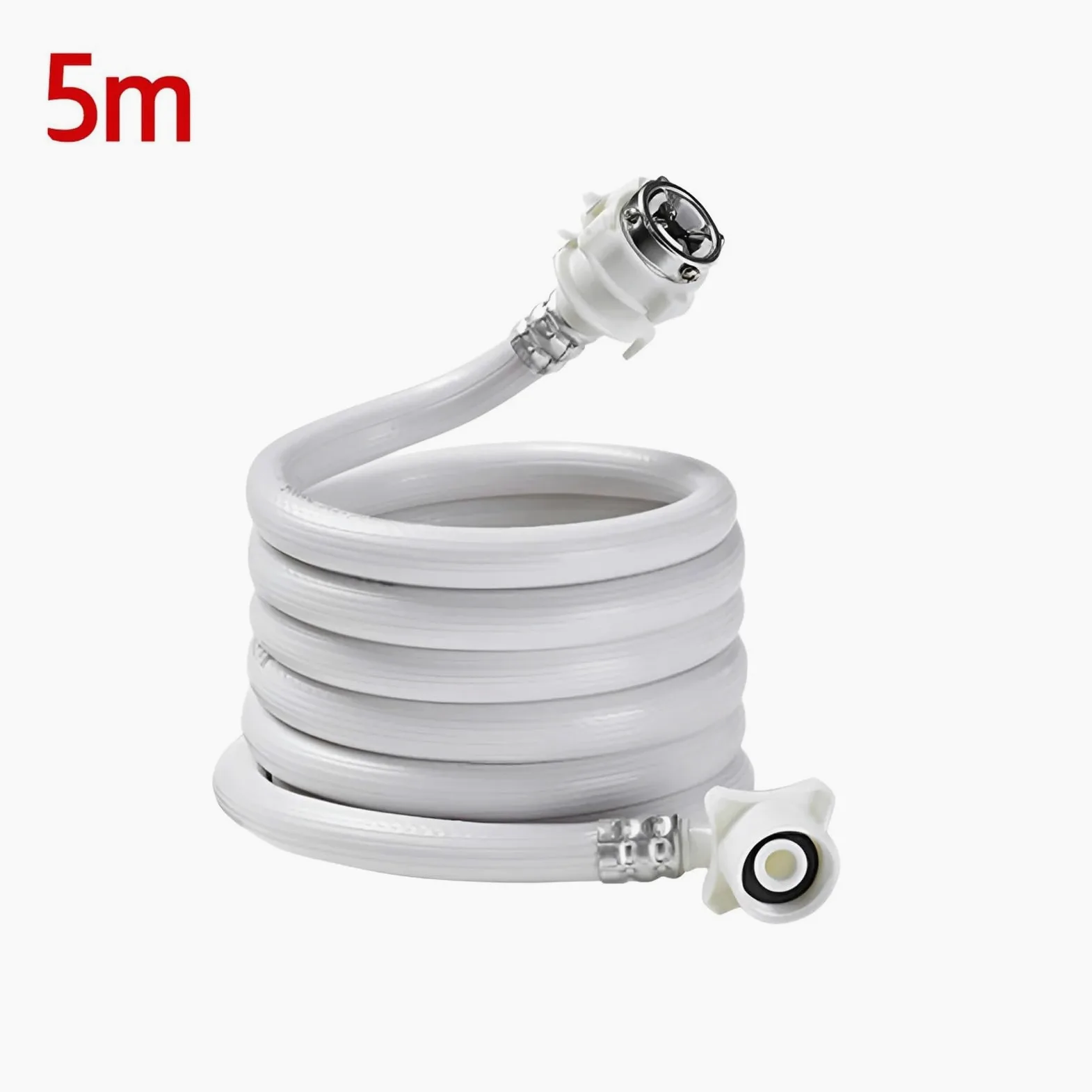 Manguera de entrada de agua a prueba de explosiones for lavadora totalmente automática Universal extensión de agua extendida(5m steel head)