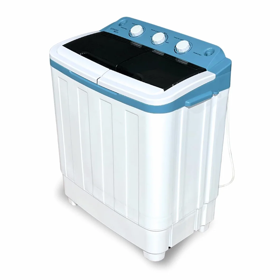 Tangarus Lavadora Centrifugadora Portátil Ibiza 5,5Kg - Compacta, Eficiente y Sin Instalación Previa para Tus Aventuras y Uso Diario