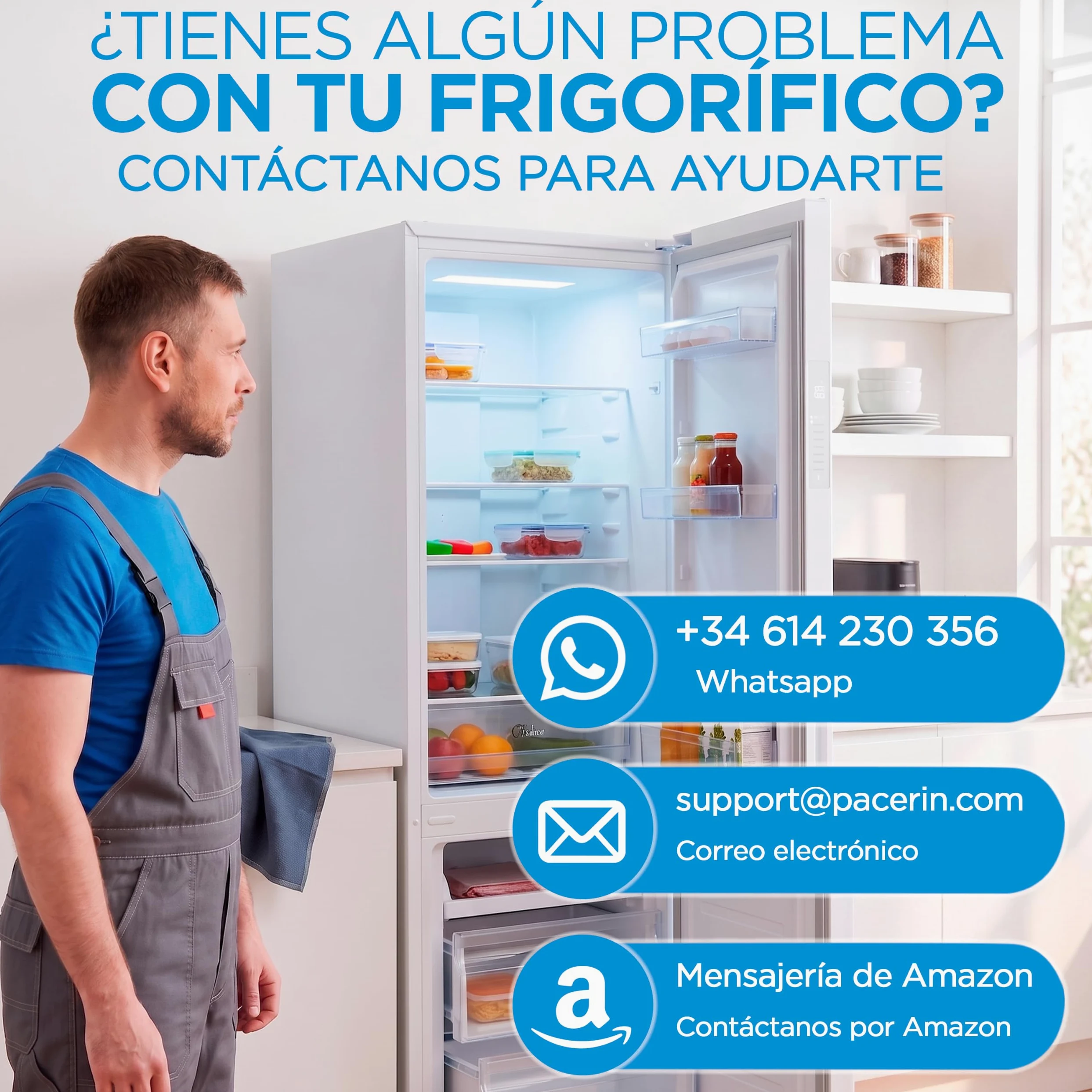 Midea Frigorifico Combi Blanco de 262 L | 55 cm x 177 cm | Nevera Combi con Congelador de 65L y Tecnología Low Frost - Refrigerador Independiente de Bajo Consumo, Puertas Reversibles, Silencioso 39 dB