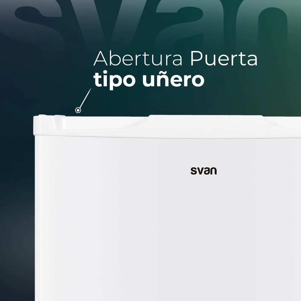 Svan Congelador Vertical Blanco SCV85502E 60L Puerta Reversible Bajo Ruido Clase E