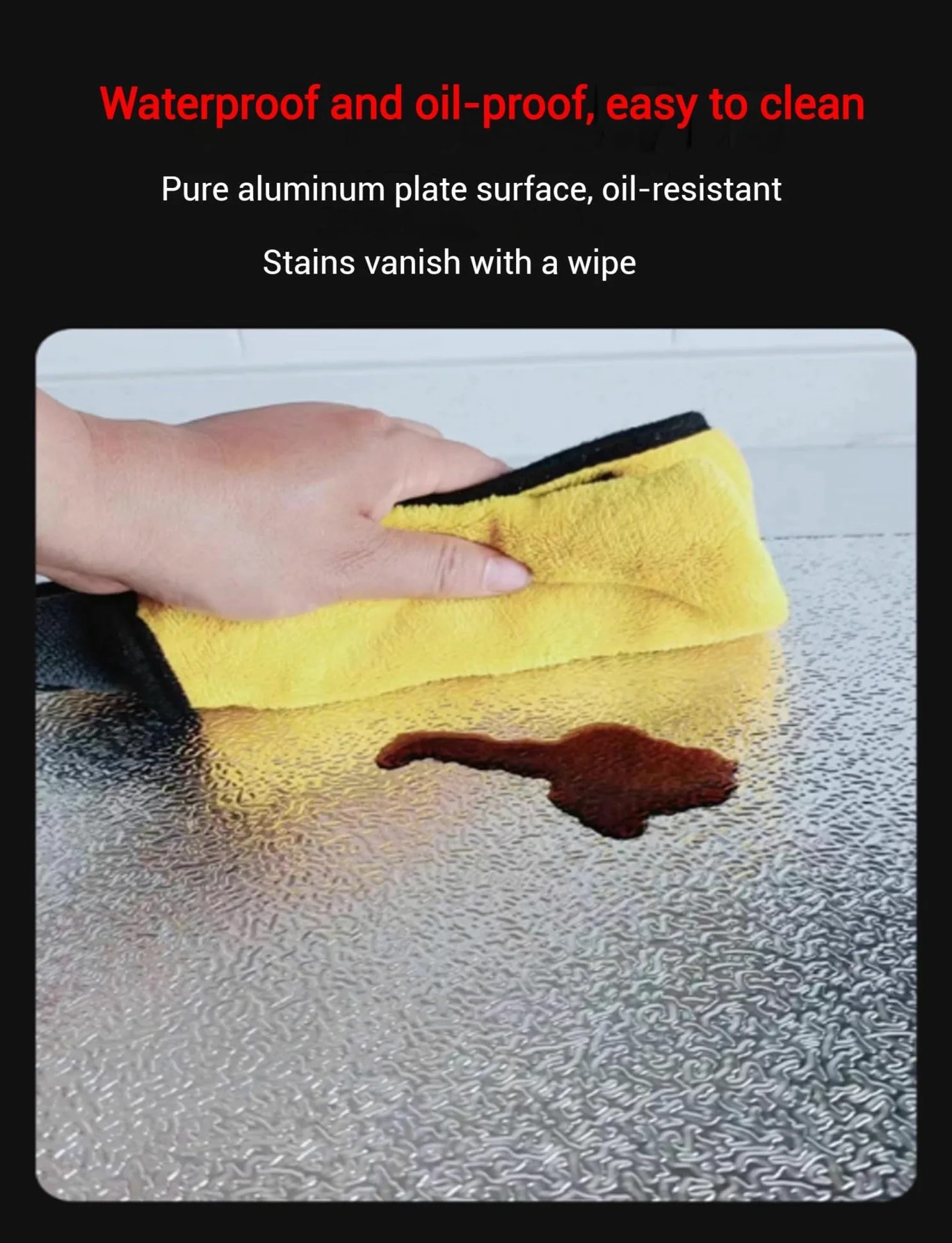 Genérico Panel Aislante magnético para frigorífico y Panel Lateral para Cocina de Gas, Protector de Cocina Resistente al Calor (70x60cm) - Solución de Ahorro de energía y Espacio