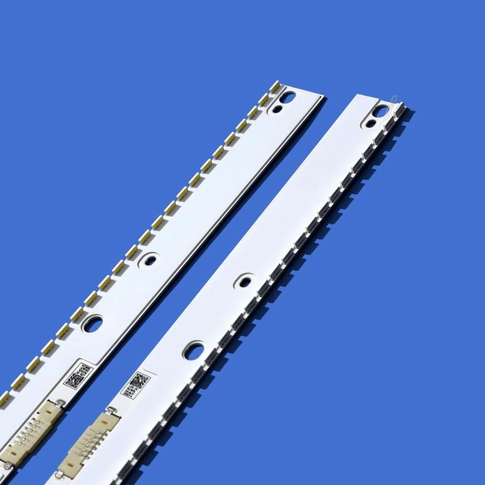2 uds Tira LED Compatible for Sam Sung UE55KU6670 UN55MU7000 UE55MU6400 UE55KU6500 BN96-39595A 39596A BN96-39601A 39602A