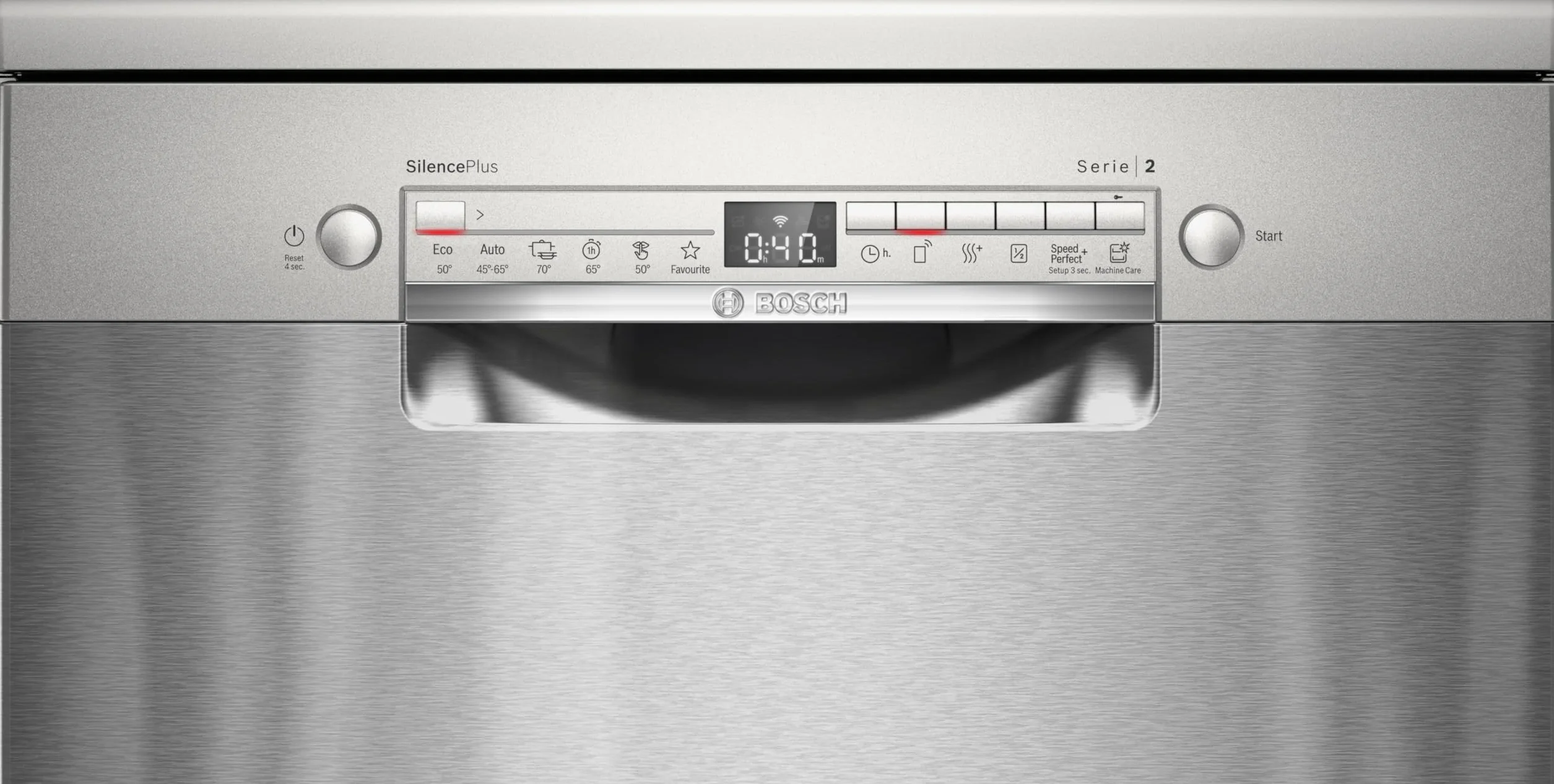 Bosch Lavavajillas Libre Instalación 13 servicios Serie 2 Acero Inoxidable SMS2HKI04E