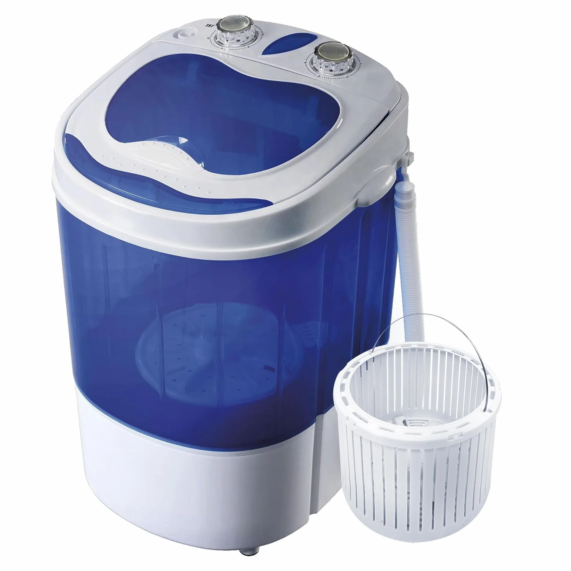 briebe Camp Mini Lavadora Portátil con Centrifugado 3kg Carga Superior Bajo Consumo