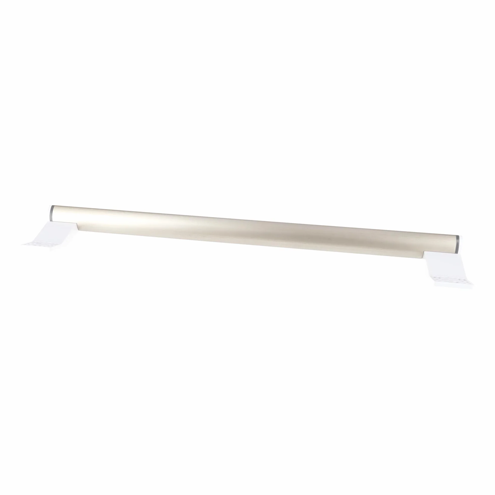 sparefixd Para manija de puerta Indesit SI81QWDUK plateada para nevera con despensa alta