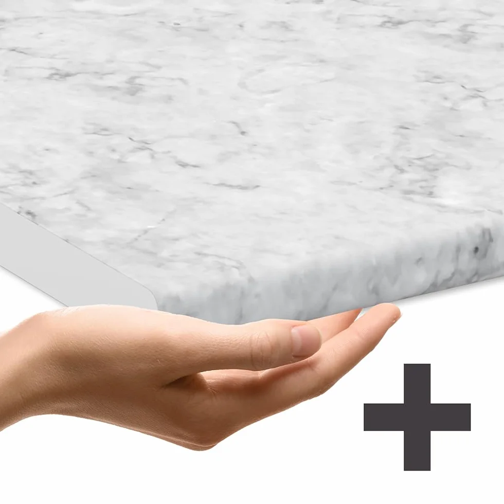 Vicco Panel Frontal R-Line, Hormigón, 45 cm | ET Mármol, para combinación libre dentro de sistemas de cocina modulares