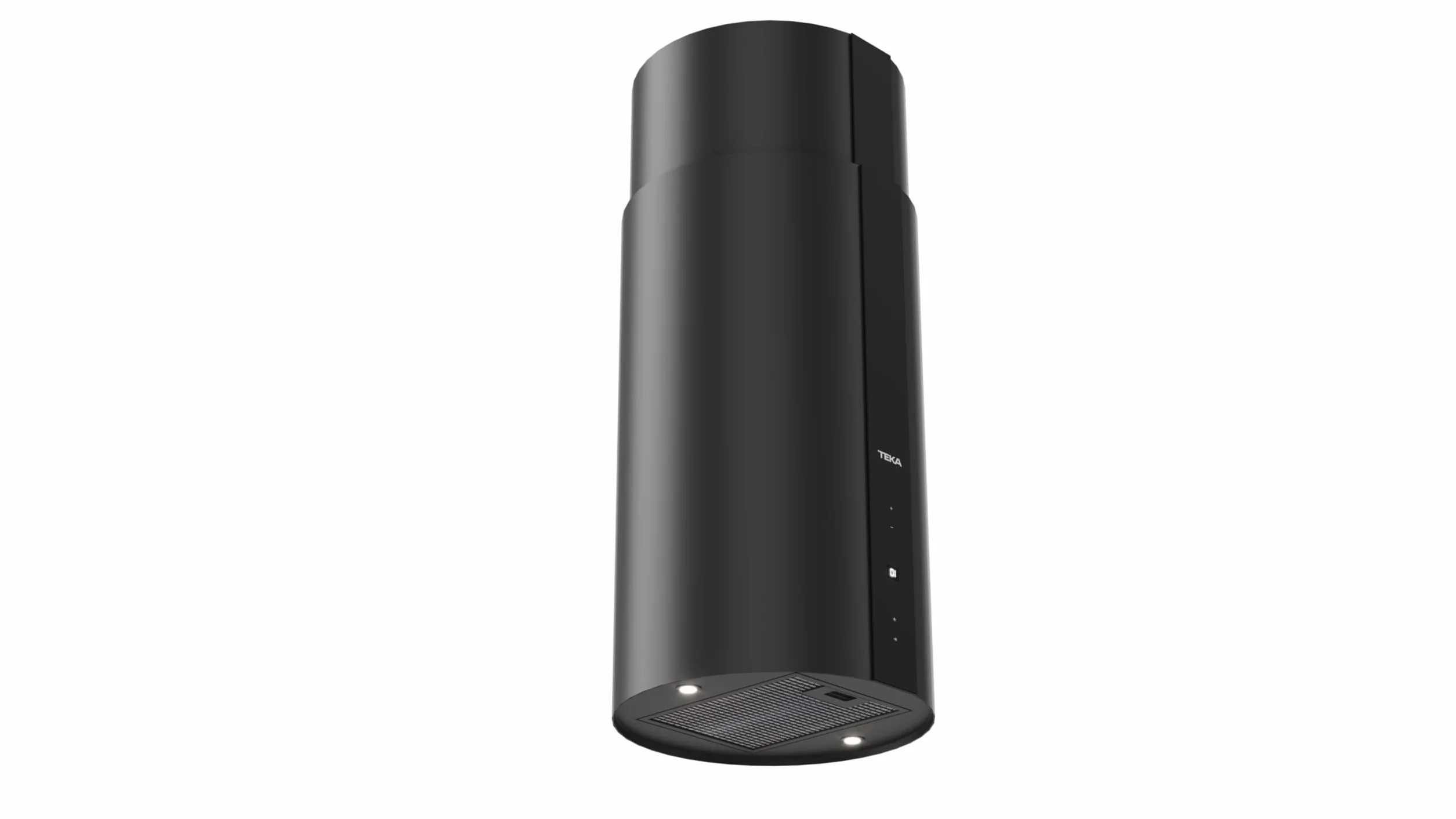 Teka - Campana CC 485 - Color Negro - Extractor de Humos para el Hogar - Diseño Moderno - Forma Cilindrica
