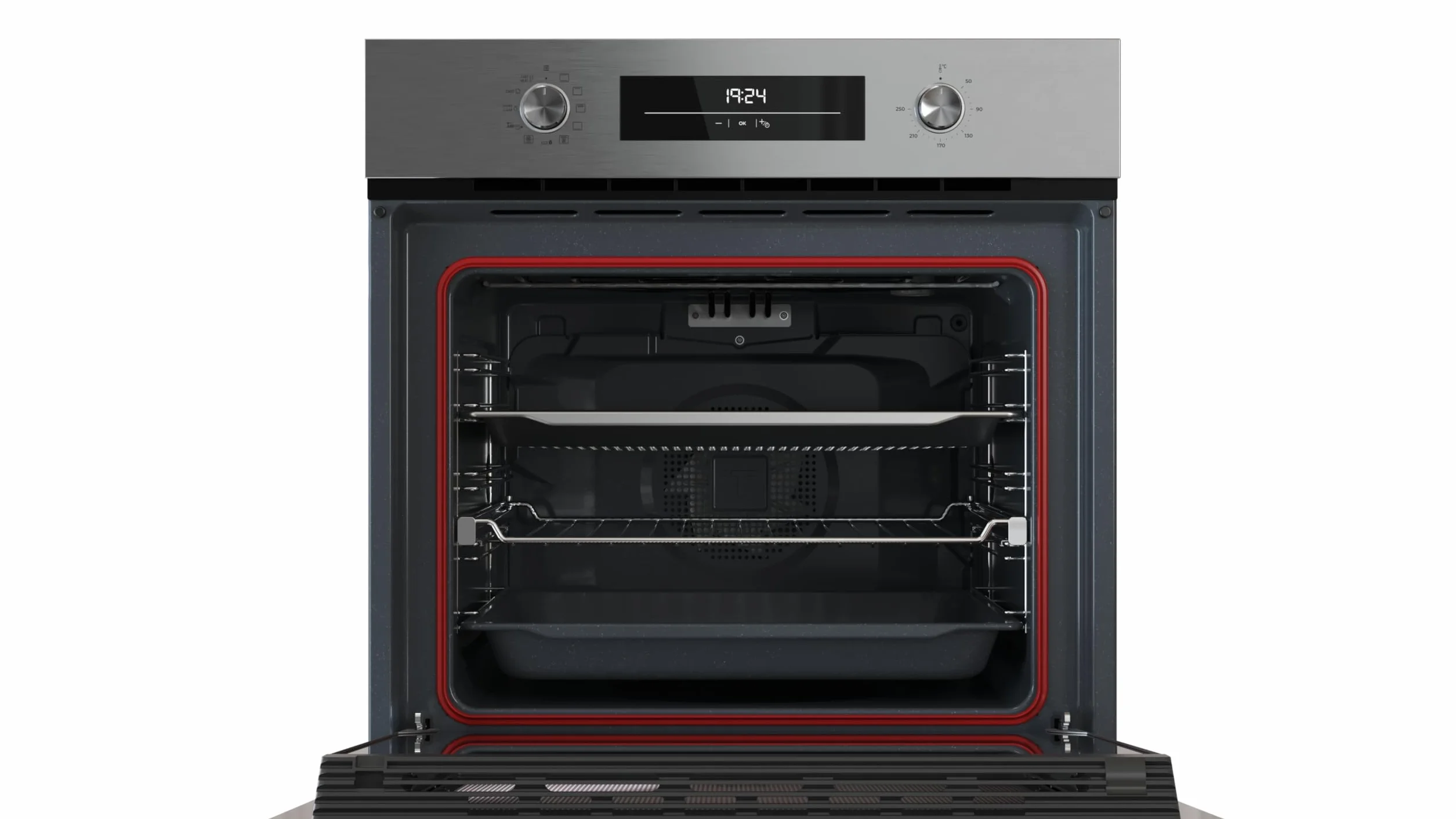 TEKA Horno Multifunción Airfry, Sistema HydroClean, 9 Funciones, 71L, Guías Telescópicas, Modelo NEO HSB 6466