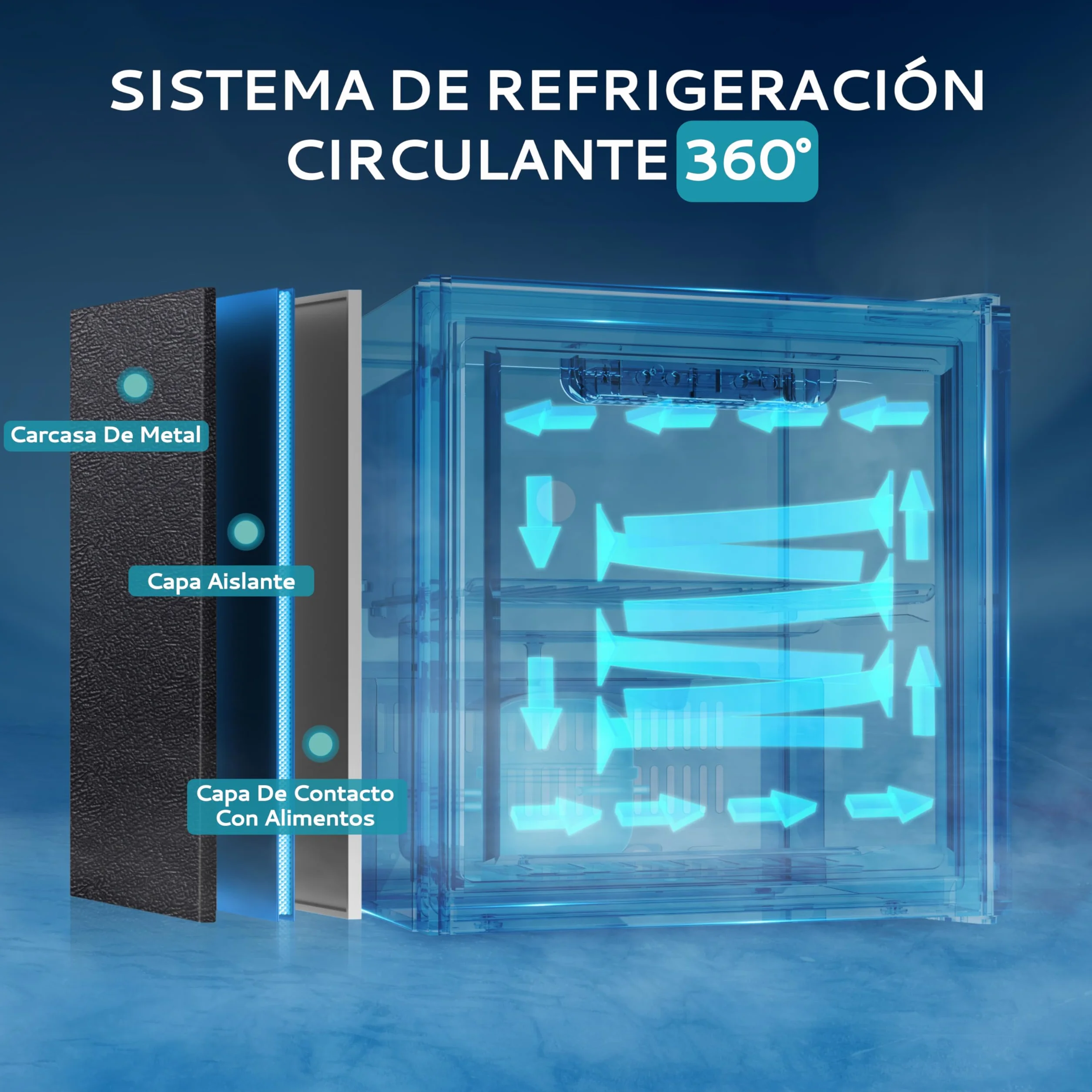 EUHOMY Frigorífico para Bebidas, Mini Frigorifico con Puerta de Cristal, Nevera Pequeña, Refrigerador de Sobremesa para 55 Latas, Mini Fridge para Oficina, 36 Litros, Mini Nevera de Bajo Ruido, Negro