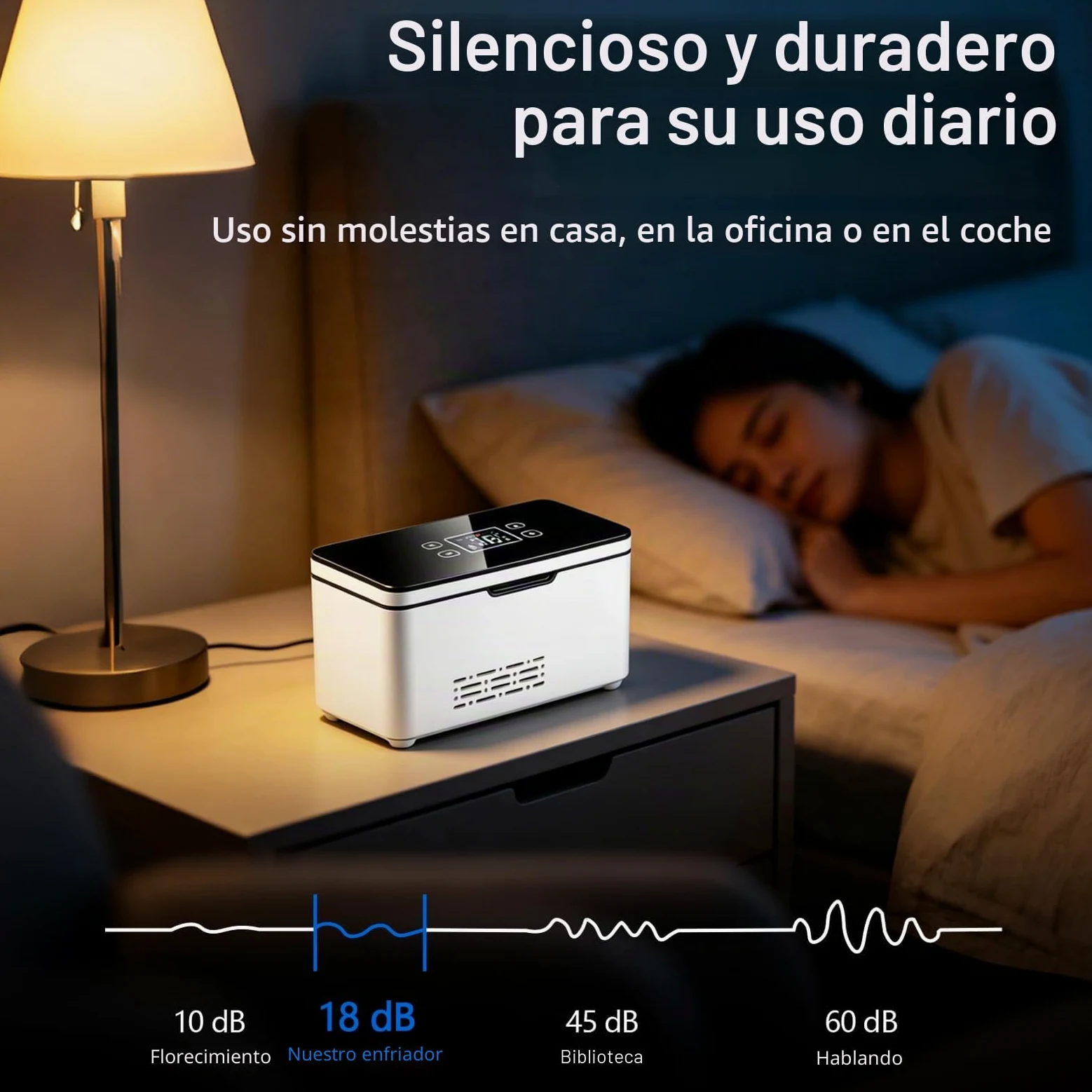 Nevera portátil de insulina, 2 – 8 °C, refrigerador de medicina con batería de 2 x 10200 mAh y bolsa de transporte, advertencia inteligente de batería, bolsa de insulina para casa, coche y