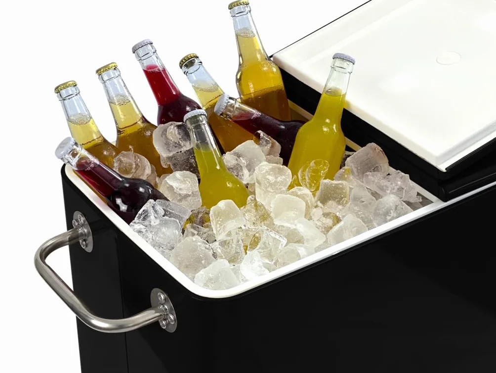 Kailua Cooler - Nevera Americana, Carro refrigerador, Enfriador de Bebidas