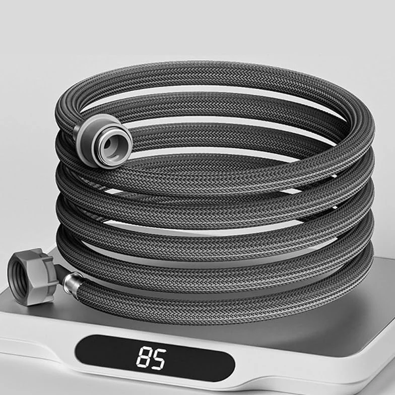 Manguera de drenaje para lavadora, manguera de entrada flexible para lavavajillas, extensión de manguera corrugada para lavadora, adaptador de manguera curvada (para 3 m)