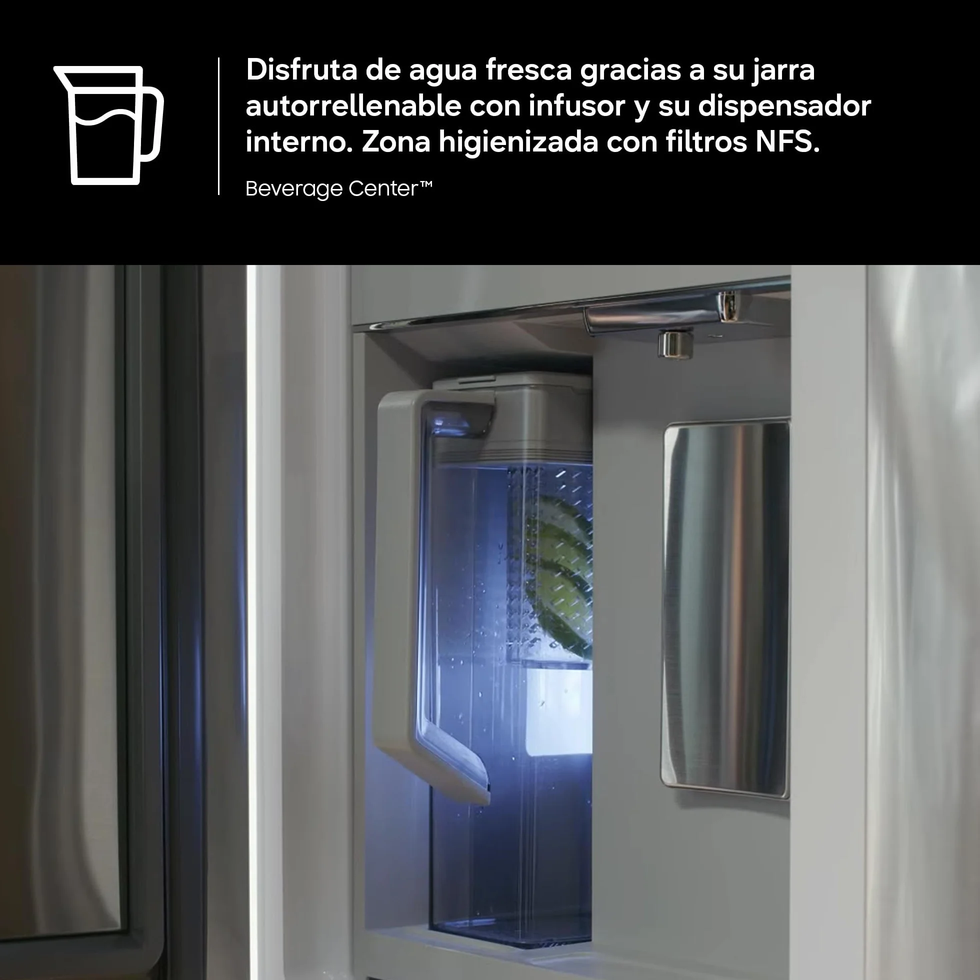 Samsung Frigorífico French Door Bespoke AI Family Hub 183cm 636L Clase E Grafito RF65DG9H0EB1EF