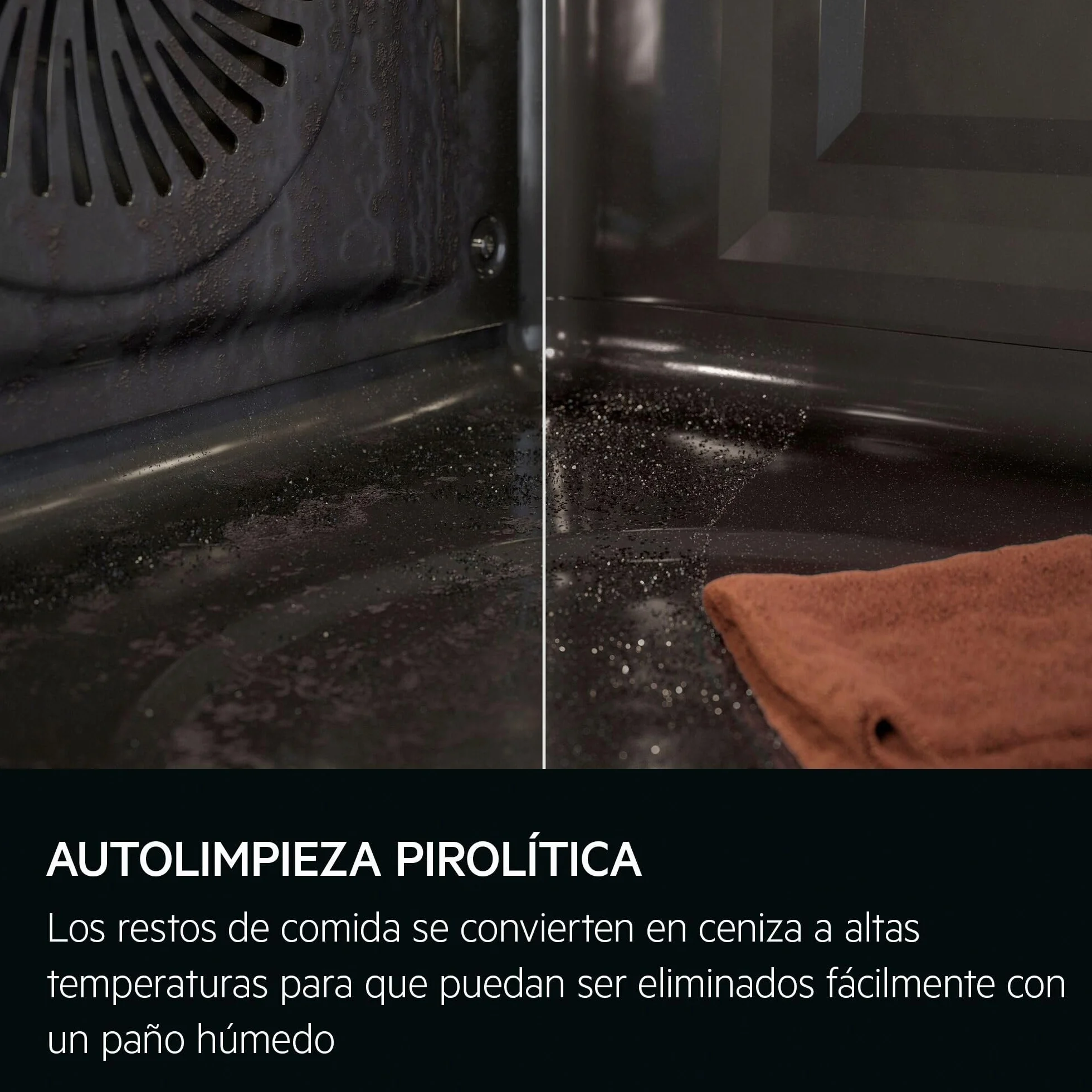AEG BPE577161M Horno Eléctrico Multifunción, 72 L, Limpieza Pirolítico, Integrable, Sonda Térmica, Función a Vapor, Display LCD Táctil, Ventilador XXL, Inox Antihuellas, Clase A+, Fabricado en DE
