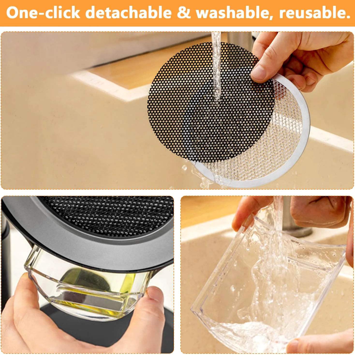 Campana extractora de mesa, campana extractora portátil con caja de recogida de aceite y filtro extraíble, altura y ángulo y 3 velocidades ajustables, 3600 rpm de velocidad máxima para camping
