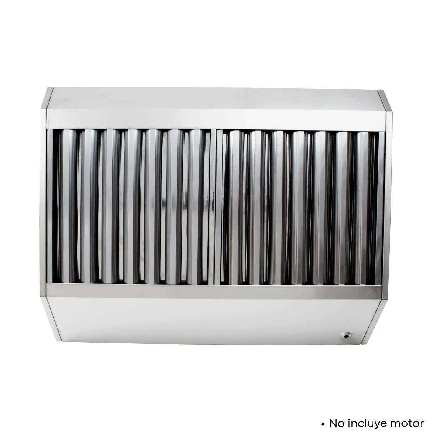 Campana Extractora Industrial Modelo Económico en Acero Inoxidable para Pared o Central a Techo - 5 Filtros - 2499mm