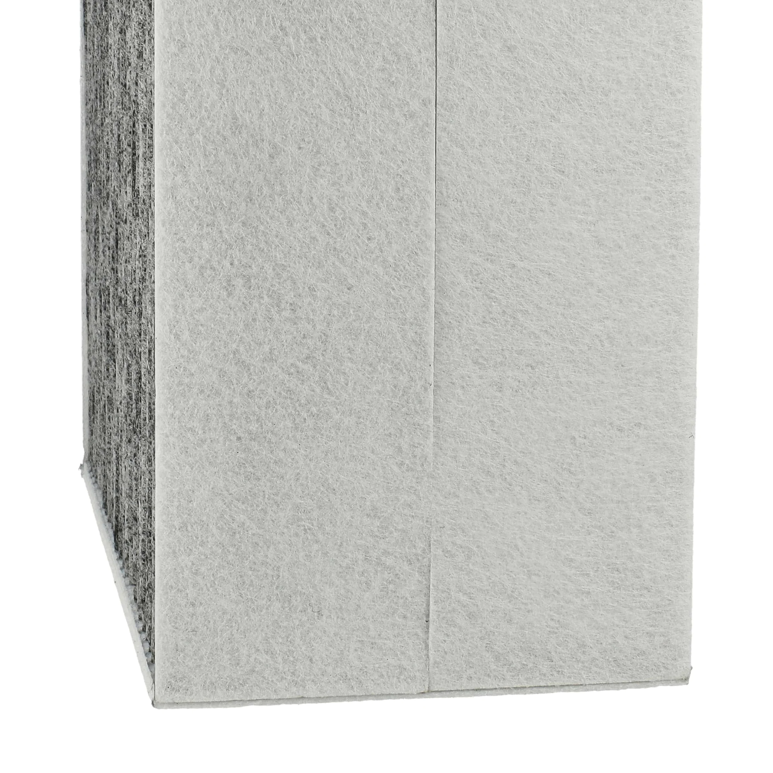vhbw 5x filtro de carbón activado compatible con Siemens LF98BB542/01 | LF98BB540/03, LF98BB540/02, LF98BB542/02 campanas cocina - 22,7 x 18,9 x 10 cm