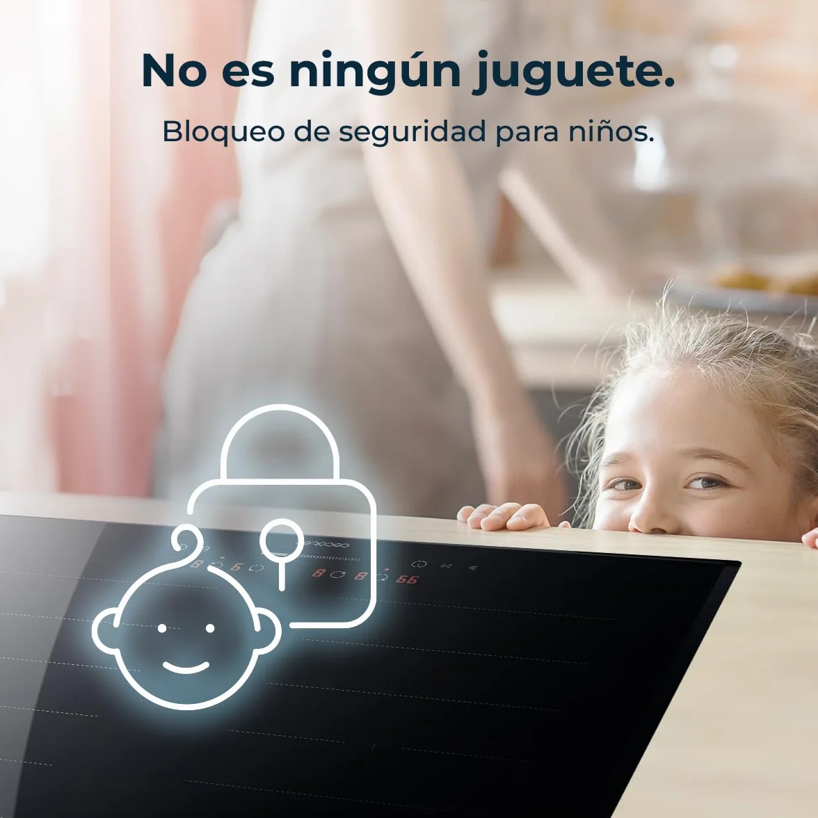 Cecotec Placa de Inducción 2 Zonas Flex Bolero Squad 4001 Flex. 7200W, 9 Niveles, Bajo Consumo, Temporizador, Booster Function, Control Táctil, Bloqueo para Niños, Stop&Go