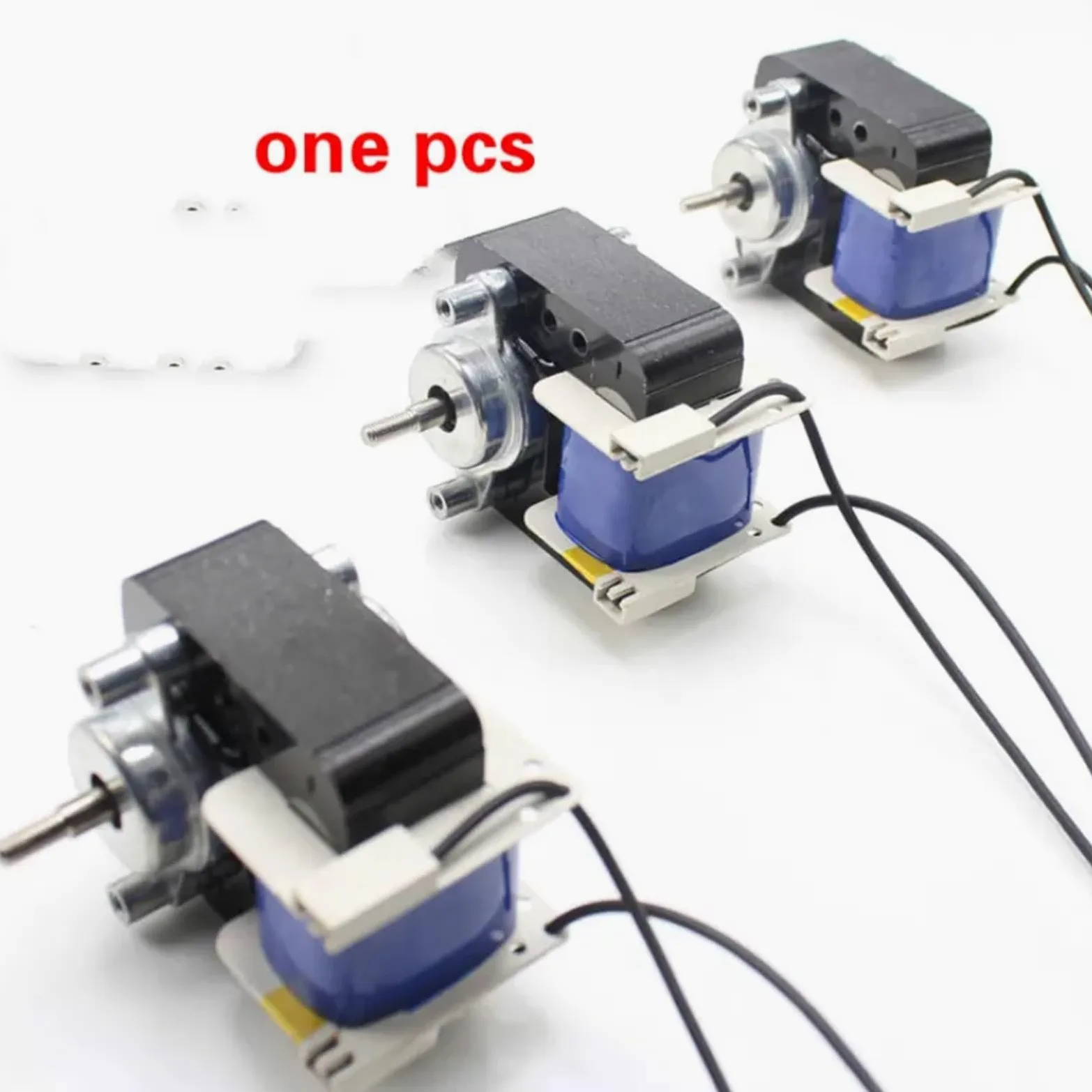 Motor de poste de sombra de 220V CA, 2900RPM, for horno microondas, refrigerador, ventilador de ventilación, Motor asíncrono, diámetro del eje de bajo ruido de 4mm (Size : 6115)