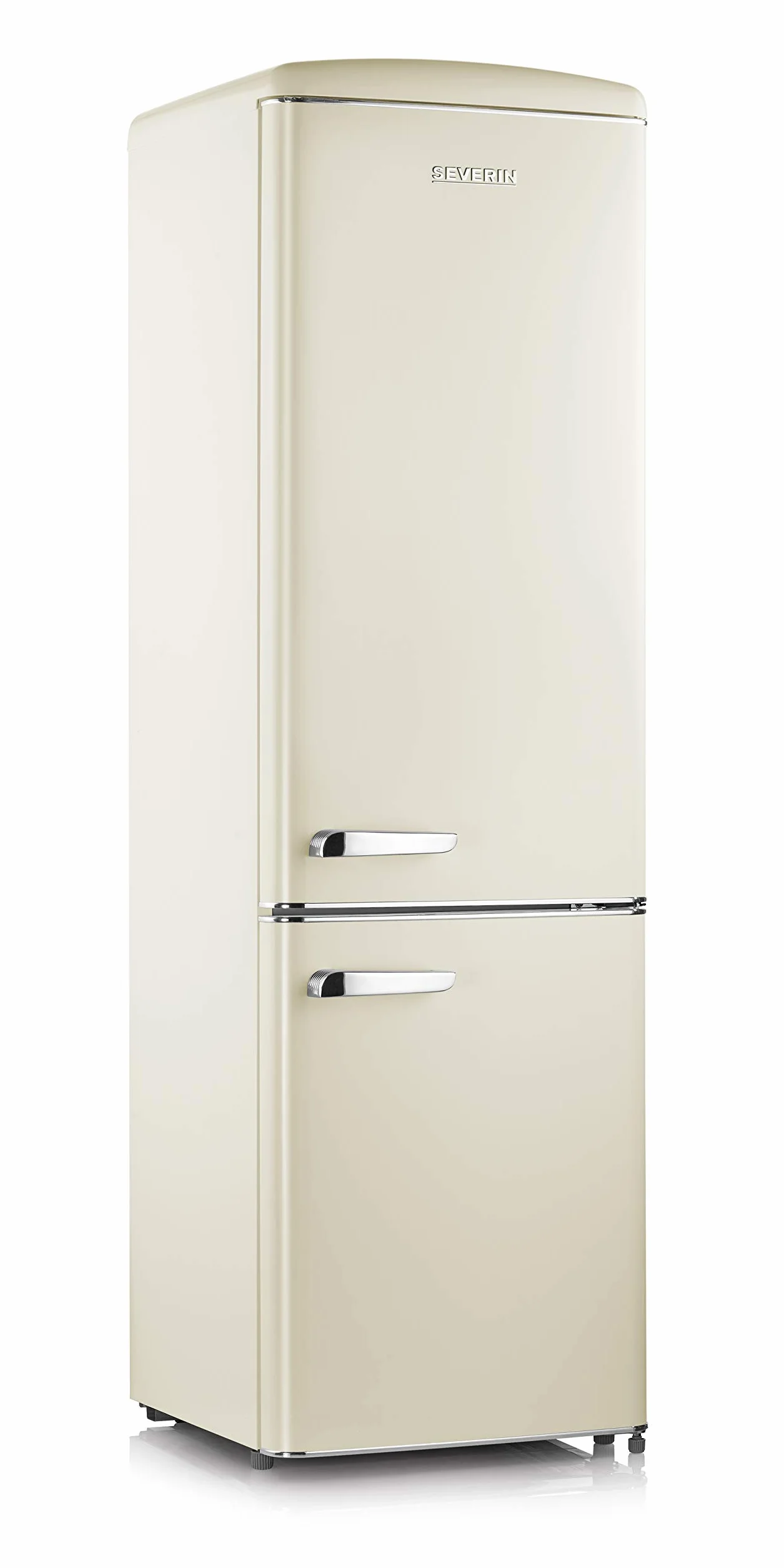 Retro Fridge/Freezer Combination, 244L, Cream