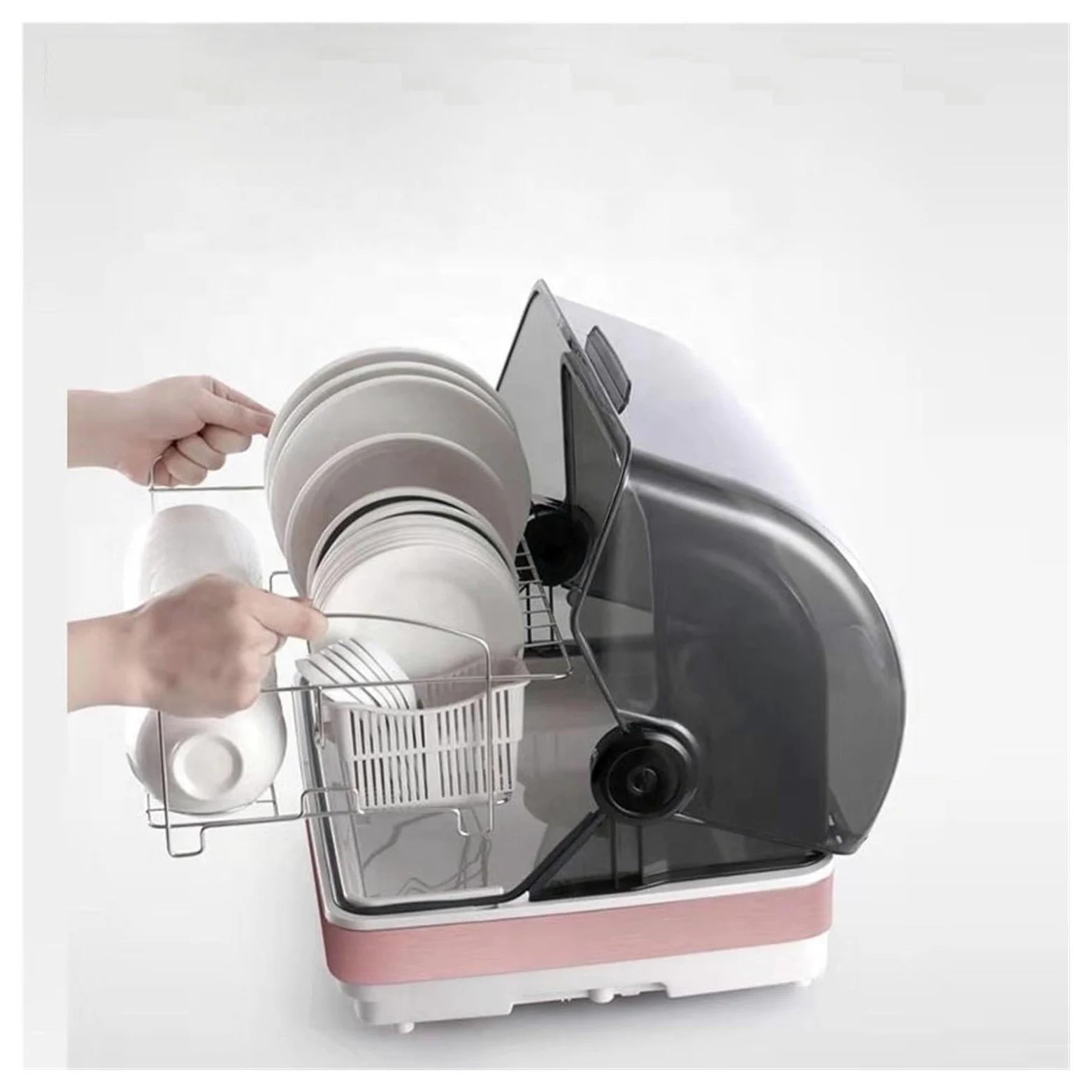 Lavavajillas automático inteligente para uso doméstico. Limpia los platos con nuestro lavavajillas automático inteligente. Mantén tu mesa impecable con este eficiente armario de limpieza para uso