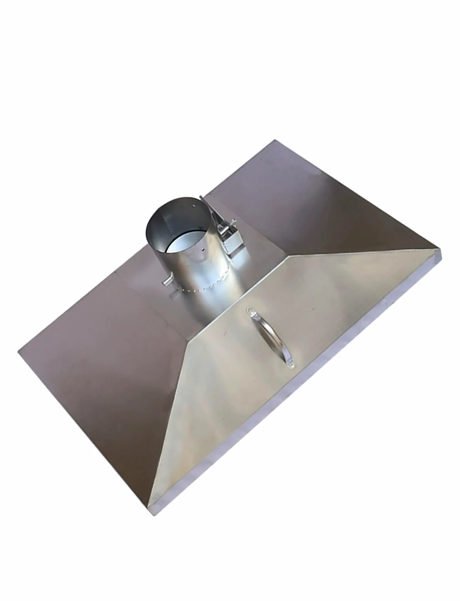 Campana extractora Industrial de Acero Inoxidable - Colector de Humo Cuadrado para Soldadura, Corte láser y extracción de Polvo (400 x 400 mm) - Solución de ventilación de Alta Resistencia