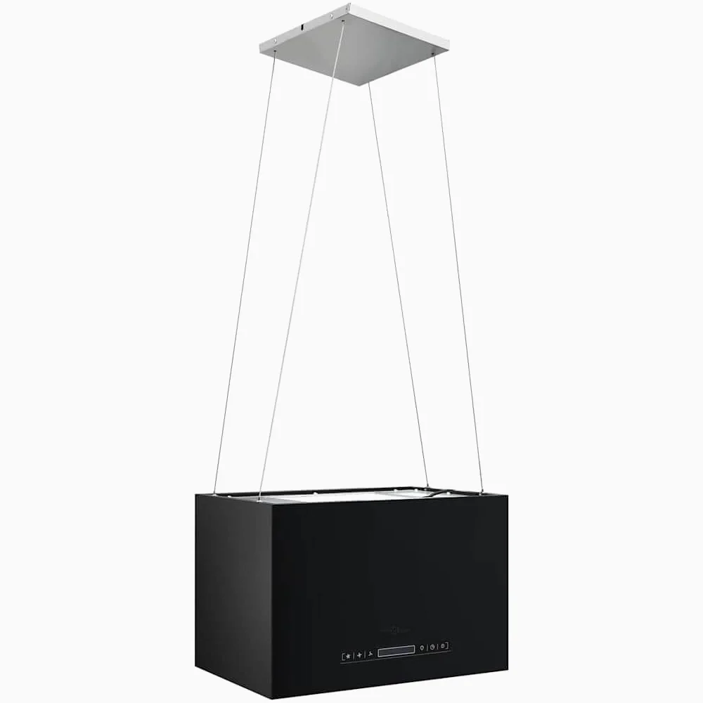 vidaXL Campana extractora colgante táctil LCD acero recubierto 55 cm