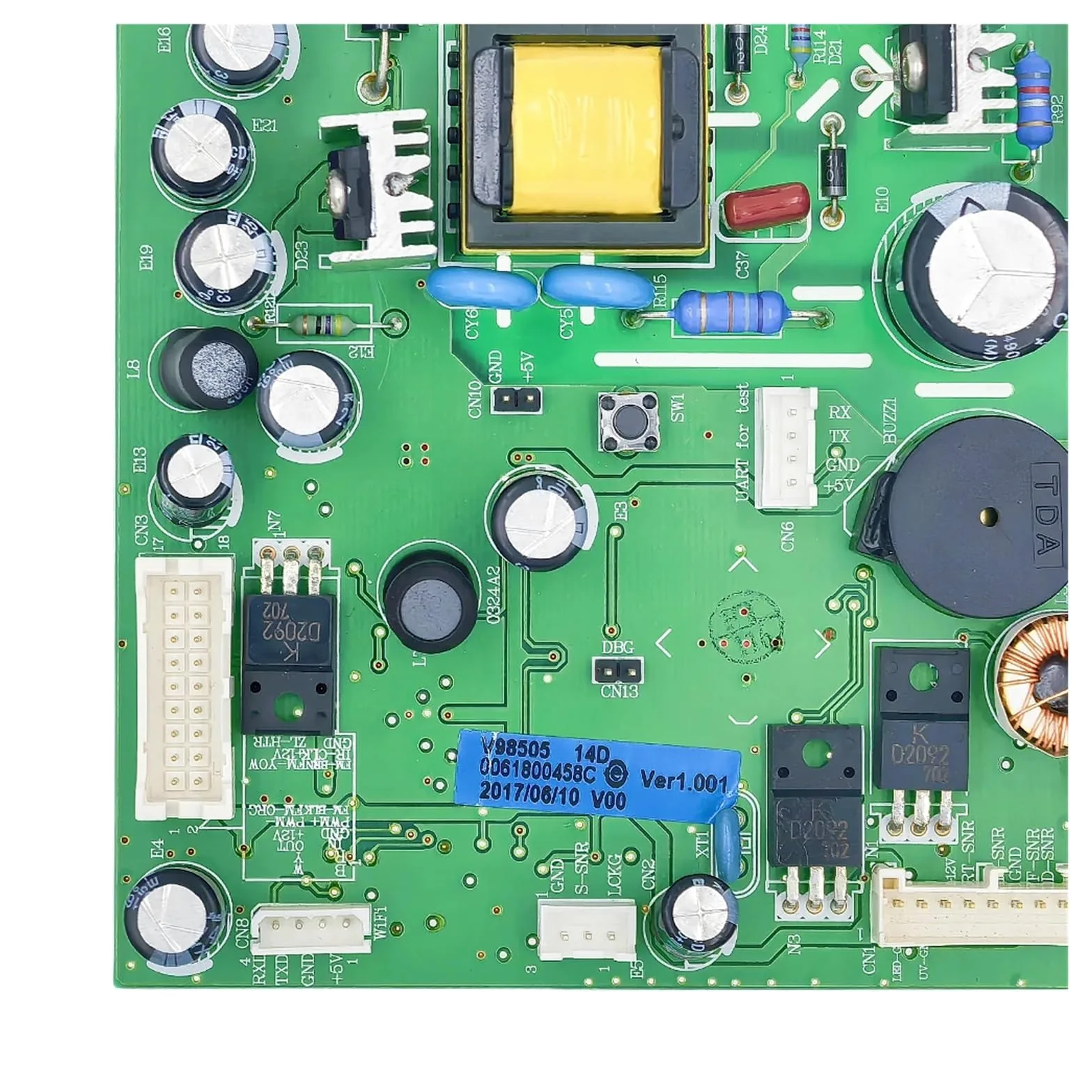 Compatible con placa de control de refrigerador Haier 0061800458C Circuito PCB Refrigerador Motehrboard Congelador Piezas