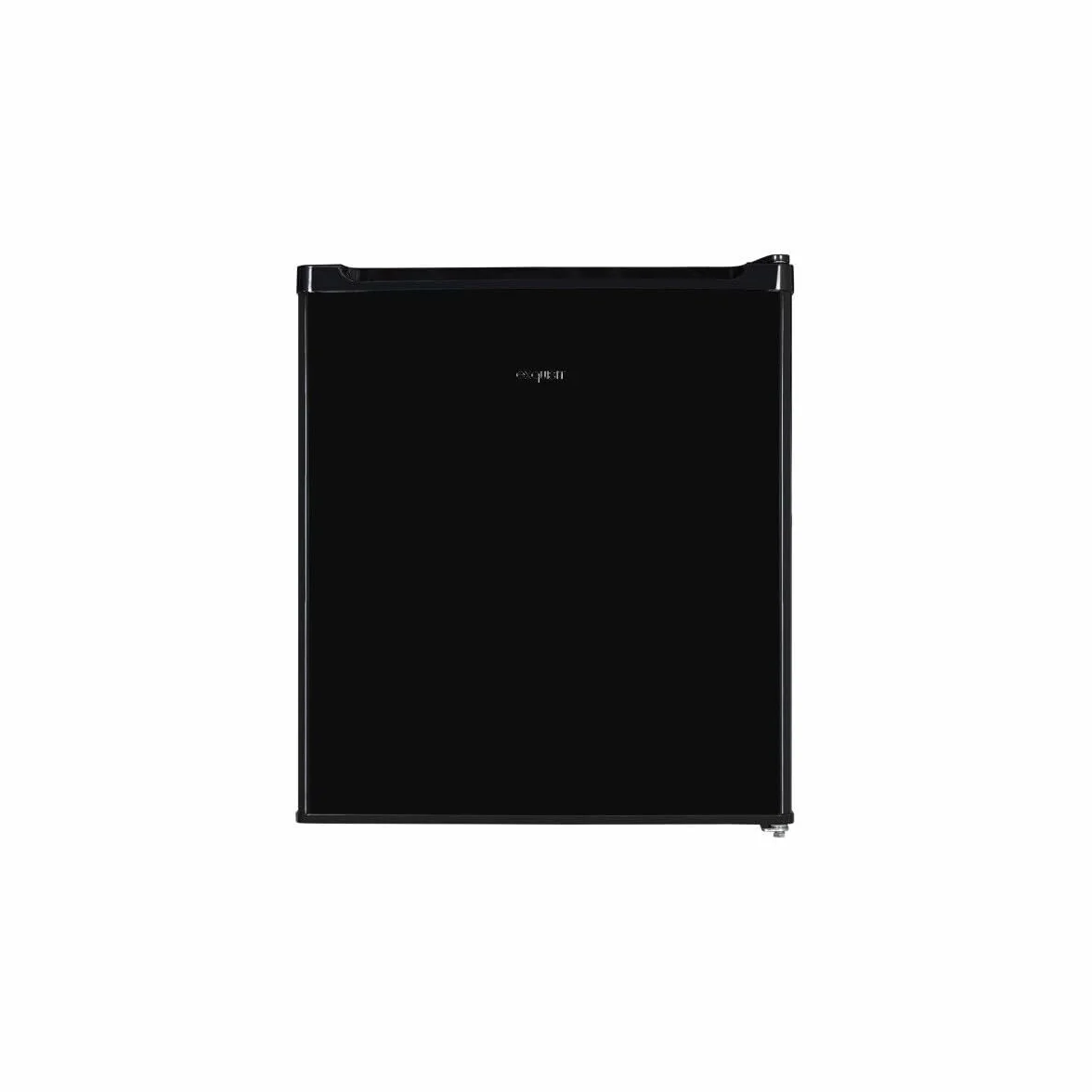 Exquisit® Frigorífico Mini 40L, Color Negro, Clase E, Puerta Reversible, Estante de Rejilla Ajustable, 2 Balcones en Puerta, Control de Temperatura, Muy Silencioso, Medidas (51,0 x 44,0 x 47,0 cm)