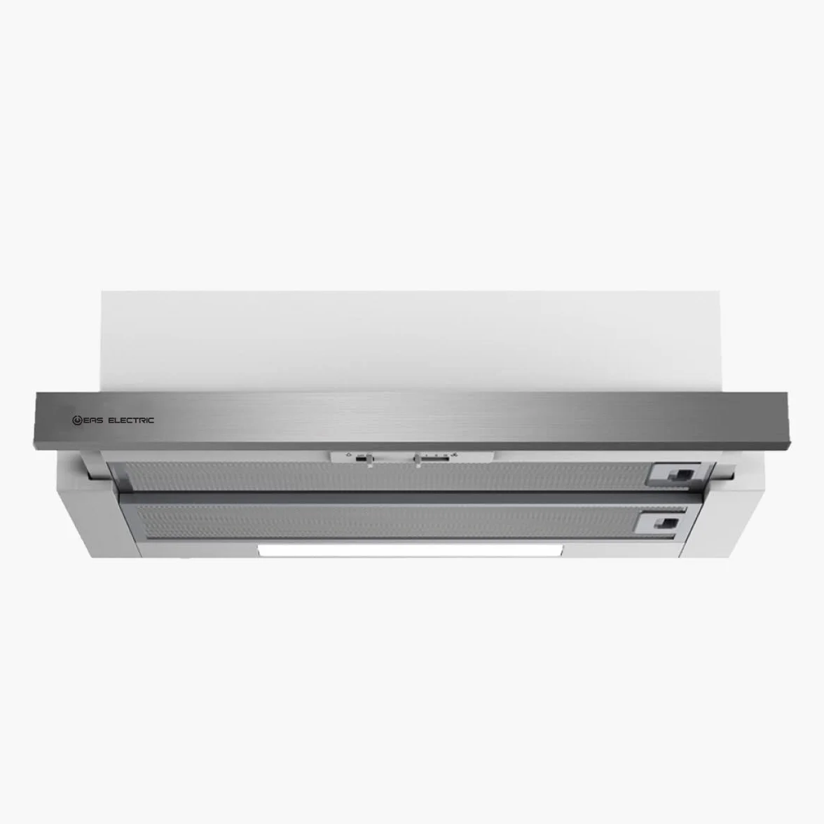 EAS ELECTRIC SMART TECHNOLOGY | EMRH60TX | Campana extractora | Campana telescópica | Anchura de 60 cm | Color Inox | Control Mecánico | 3 niveles | 2 motores | 2 filtros lavables | capacidad 350 m3/h
