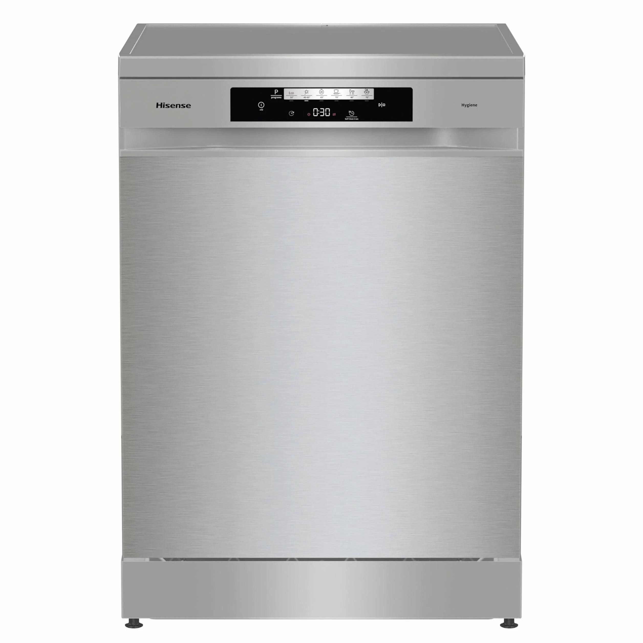 Hisense HS642C60X - Lavavajillas Independiente,Capacidad 14 Servicios, 60cm, Auto Dry Apertura de Puerta Automática, Control Táctil, Inicio Diferido y Lavado Rápido,Media Carga, Libre instalación Inox