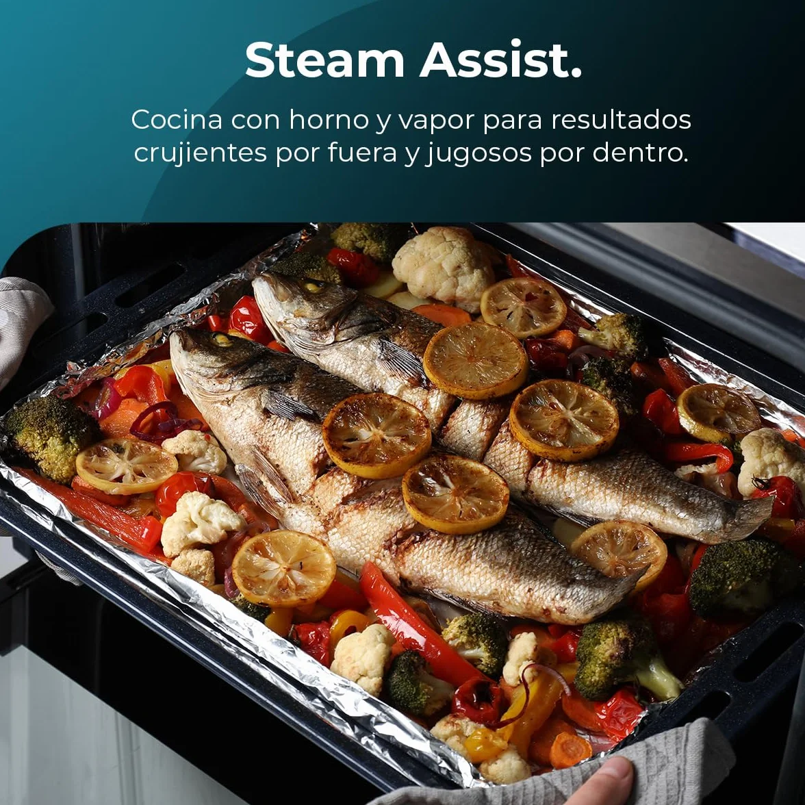 Cecotec Horno Integrable Convencional Bolero Hexa C126000 Inox 2800W 77L