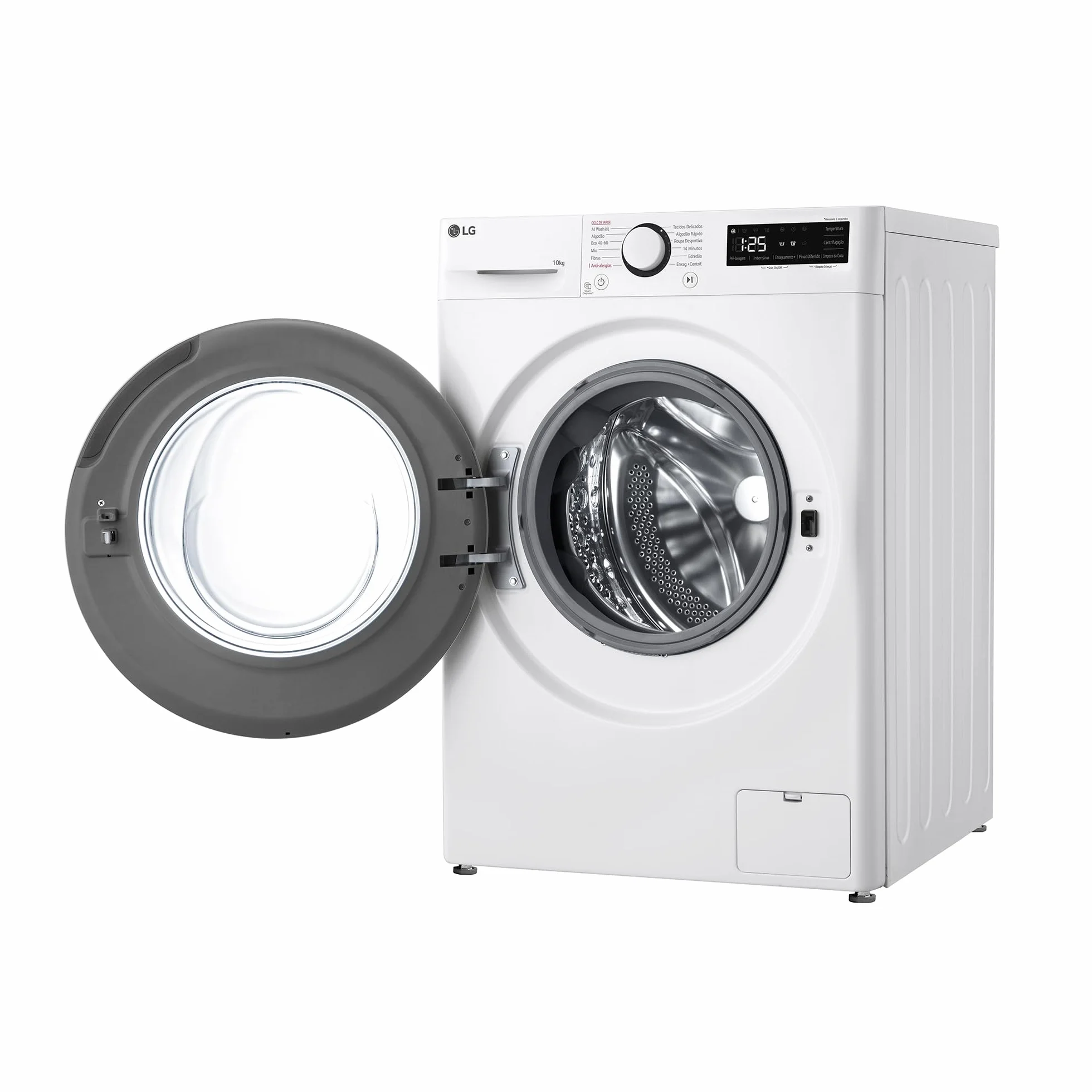 LG F4WR5010A6W - Lavadora Inteligente, 10kg, AI Direct Drive, 1400rpm, Vapor Steam, Clasificación A, Serie 500, Color Blanco