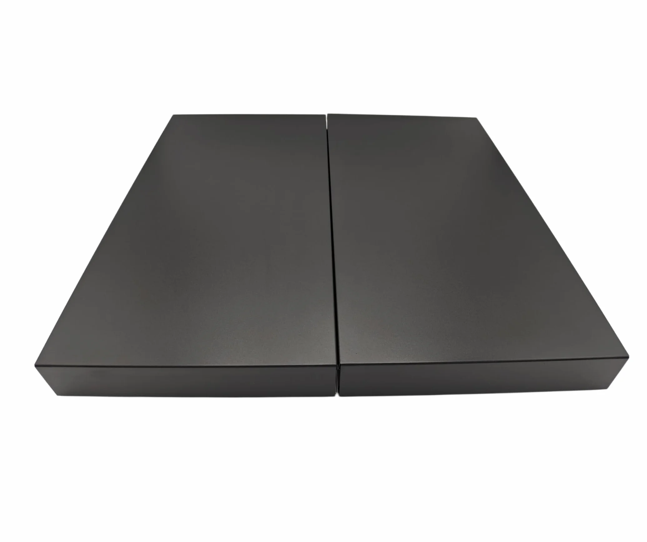 Protector de Encimera Universal en Acero Inoxidable Negro para Gas, Vitrocerámica, Induccion- Juego de 2 piezas Cubre Encimera gas, Cubre Vitroceramica 57x60x6 cm