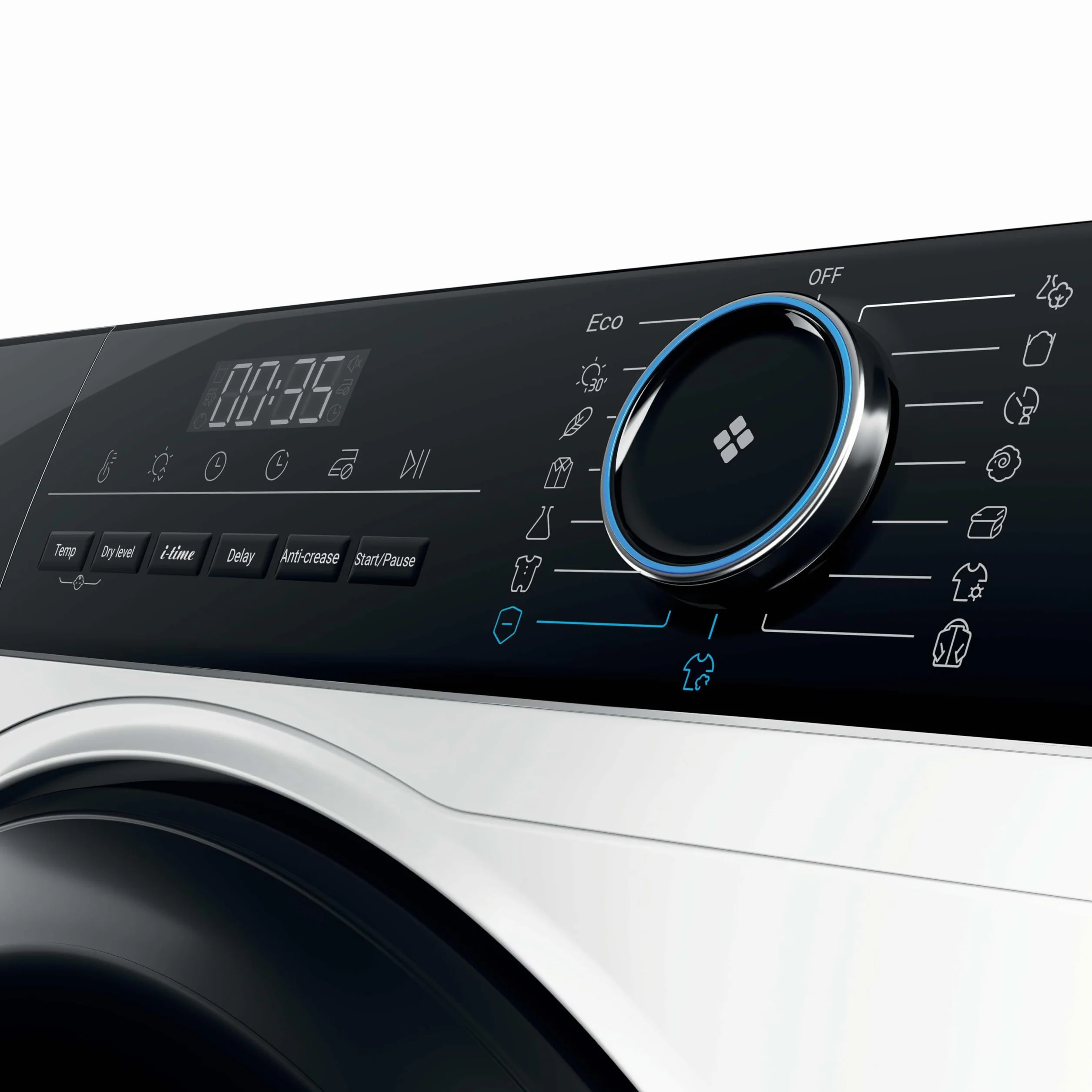 Haier I-Pro Serie 3, secadora 9 kg, instalación libre, clase A ++, vapor, inicio retrasado, I-Time, blanco, 85 x 59,5 x 66,5 cm – HD80-A2939-S