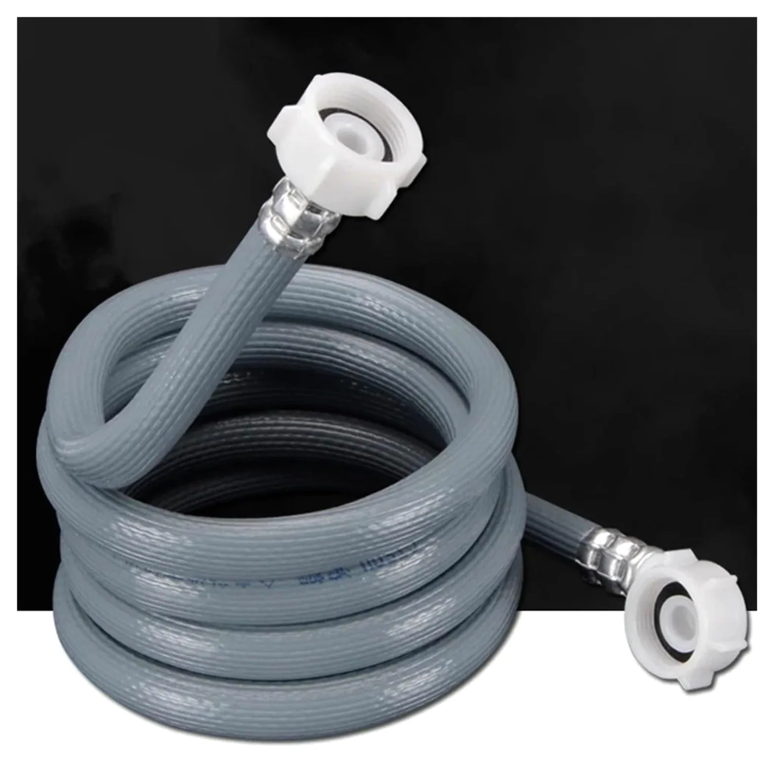 Manguera de Entrada de Agua for lavadoras automáticas de 1,5 a 2,5 m, Manguera de llenado for lavadoras y lavavajillas, Tubo de PVC.(2m)