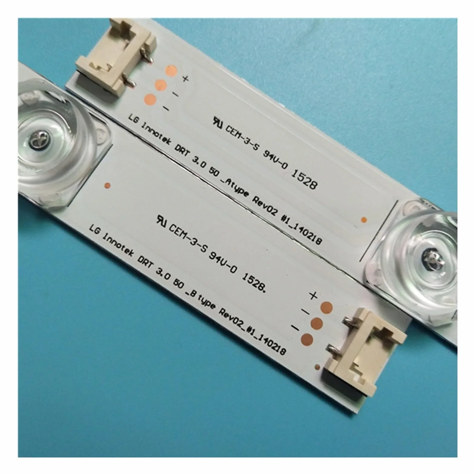 Tira de LED de 10 Piezas Compatible for LG 50LB6300 50lb650v 50LF6000 50LF580V 50LF6100 50LF5610 50LF5809 50LB5820 6916L-1982A 1983A 1781A 1782A
