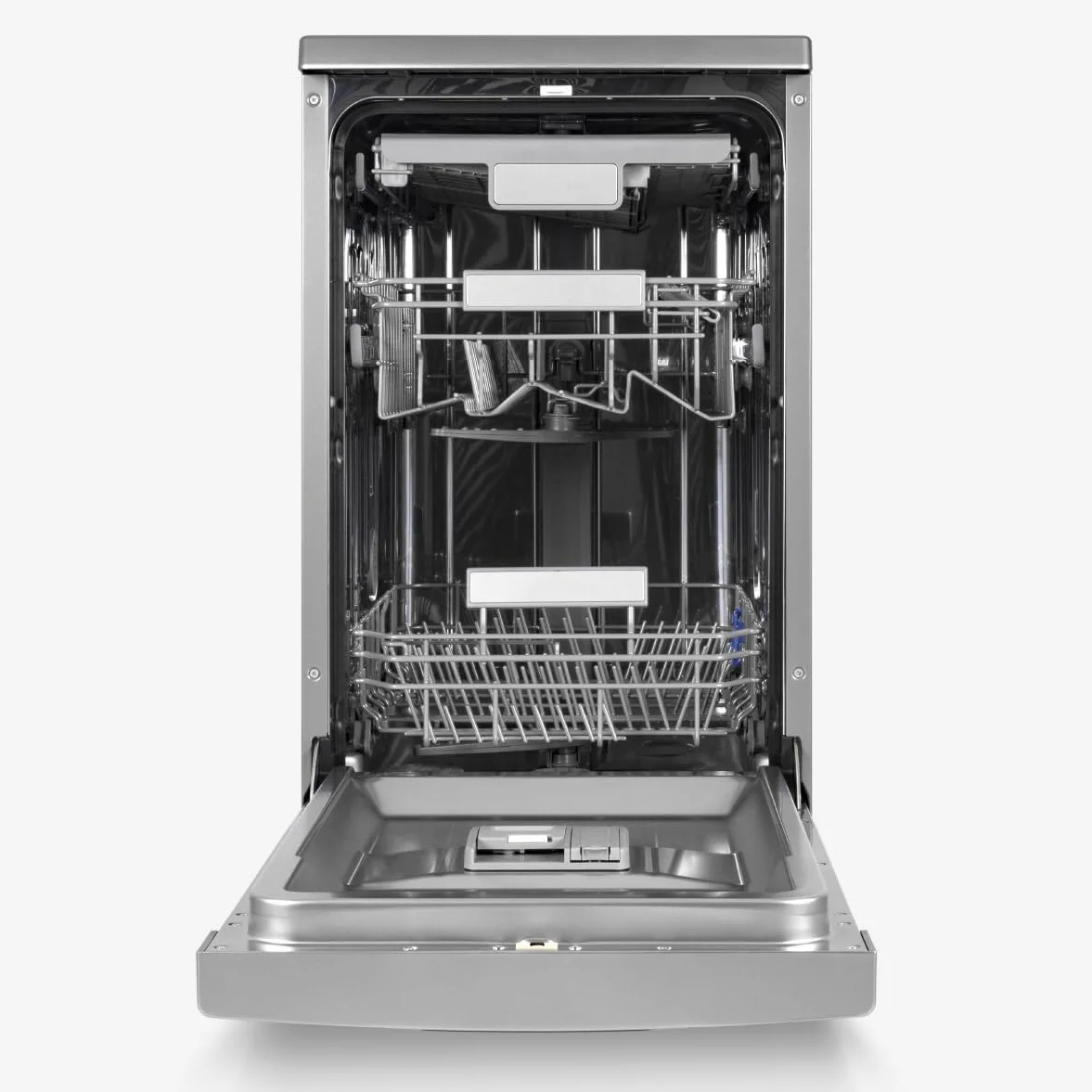 UNIVERSALBLUE Lavavajillas Acero Inoxidable 45 cm | Lavaplatos Inox Programable Libre Instalación con 8 Programas | Máquina de Lavado con Inicio Diferido | Silencioso | ENVIO + SUBIDA A PLANTA GRATIS