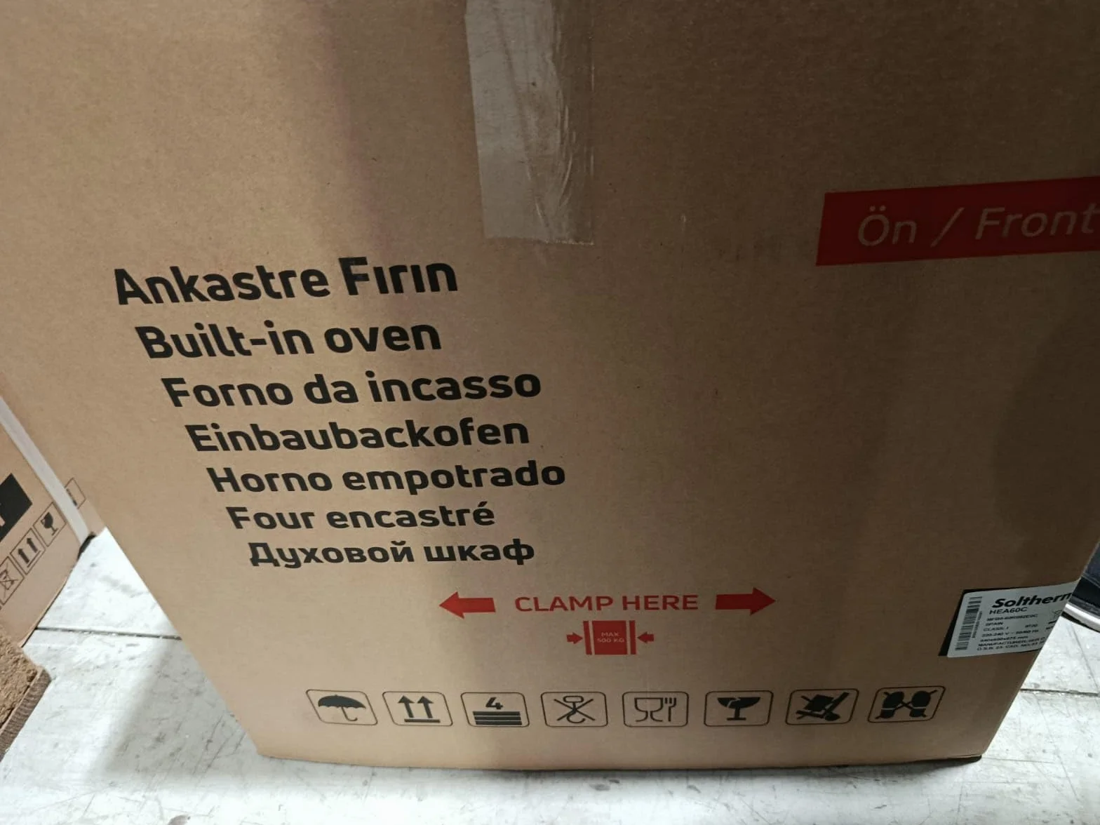 SOLTHERMIC HORNO GAS 60 X HGA60I